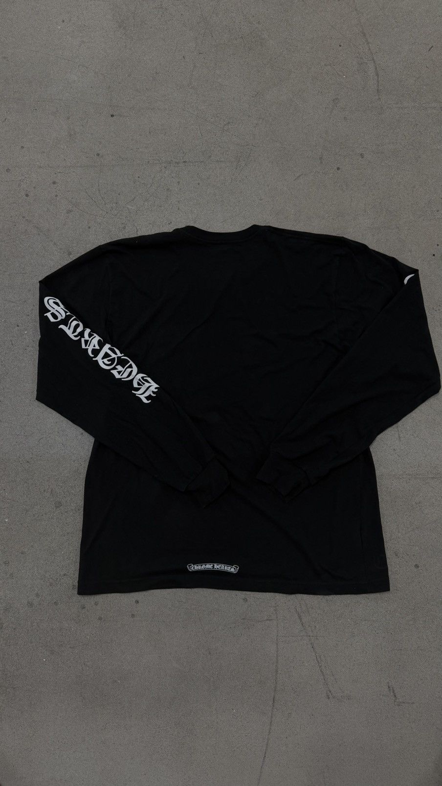 Chrome Hearts RARE! Chrome Hearts Script Neck Logo Long Sleeve T-Shirt Size US XL / EU 56 / 4 - 3 Thumbnail