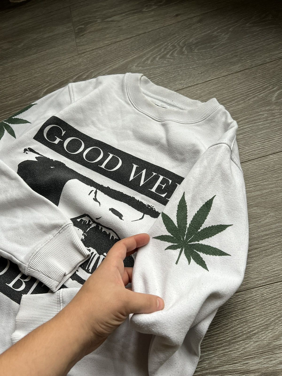 Vintage Vintage 💥💥 Good Weed Bad Girl Sweatshirt Band Size US M / EU 48-50 / 2 - 7 Thumbnail