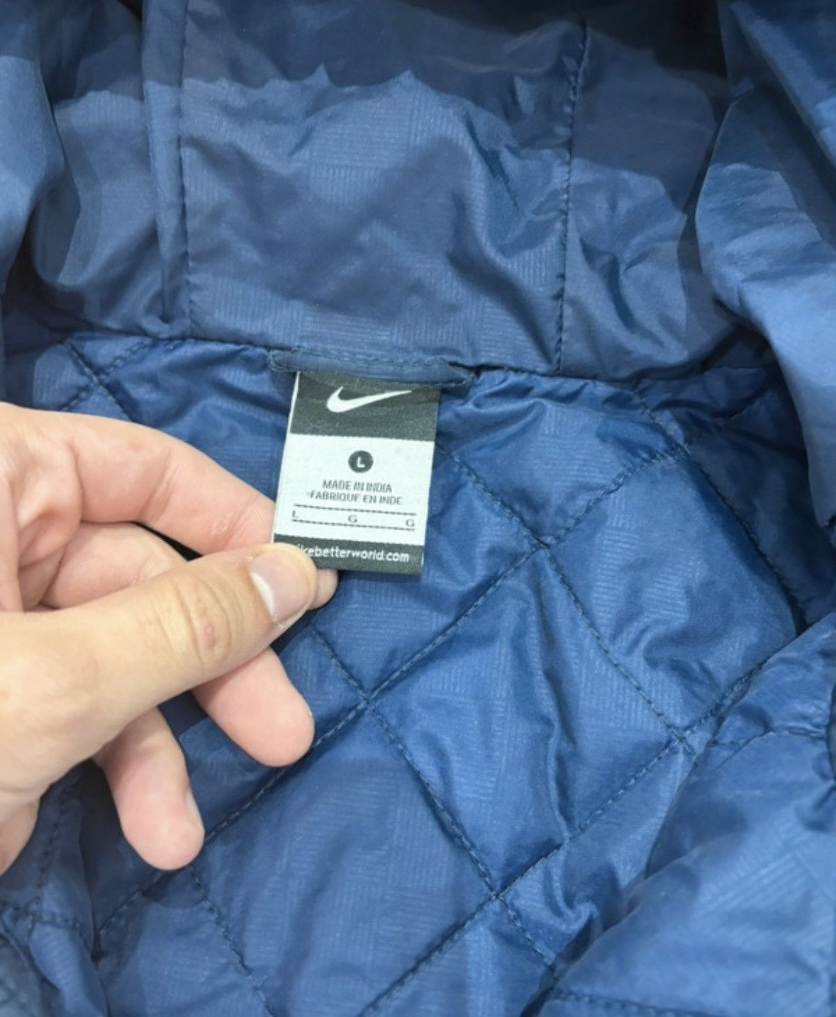 Nike 90s Nike Vintage Swoosh Logo Retro Down Jacket Rare Size US L / EU 52-54 / 3 - 6 Thumbnail