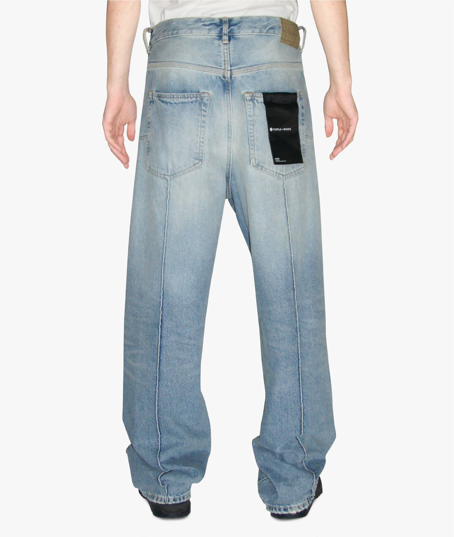Purple Brand Washed Wide Leg Jeans Size US 32 / EU 48 - 2 Thumbnail