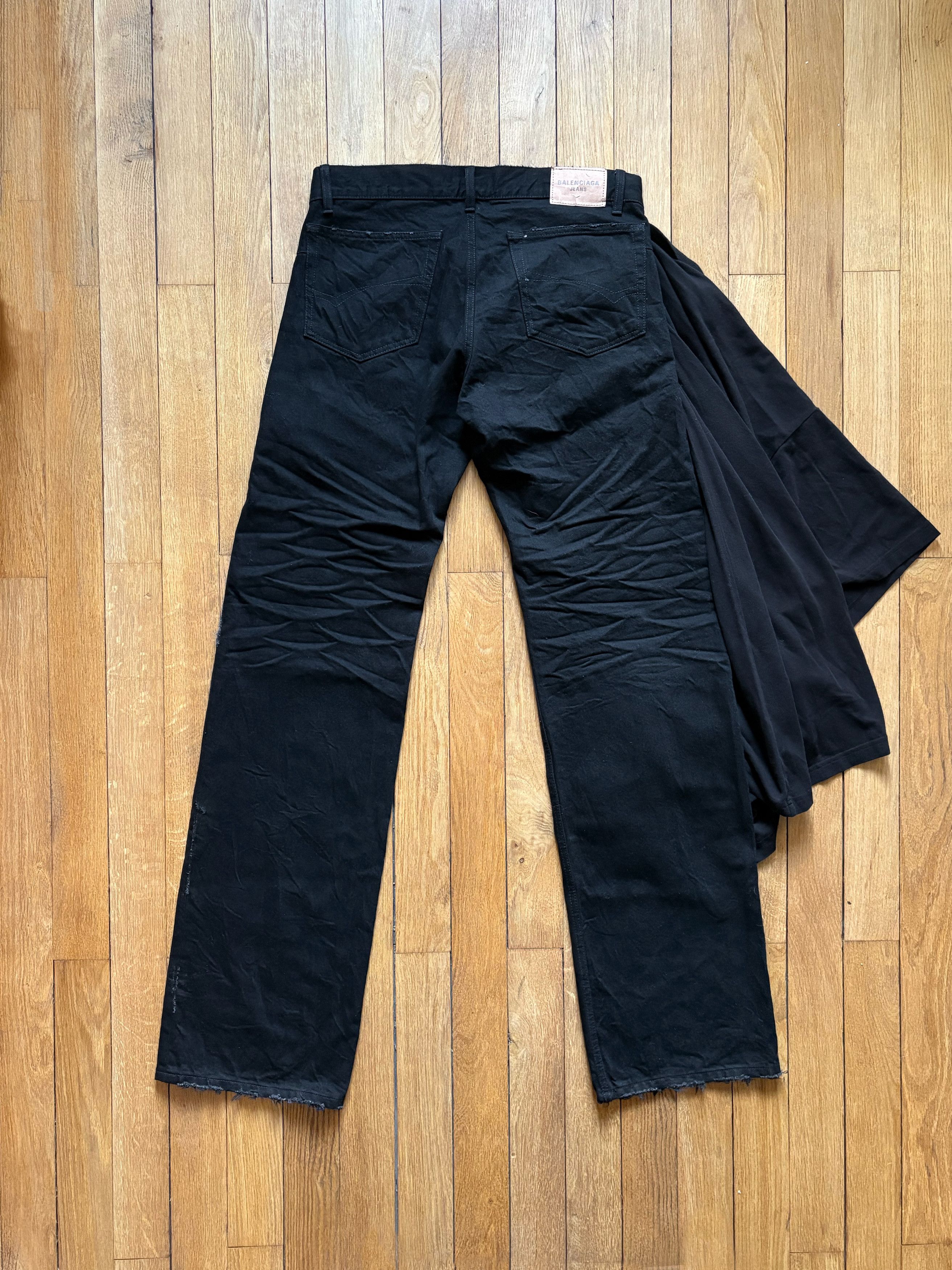 Balenciaga Balenciaga SS25 Layered Low Waisted jeans with attached polo Size US 32 / EU 48 - 6 Thumbnail