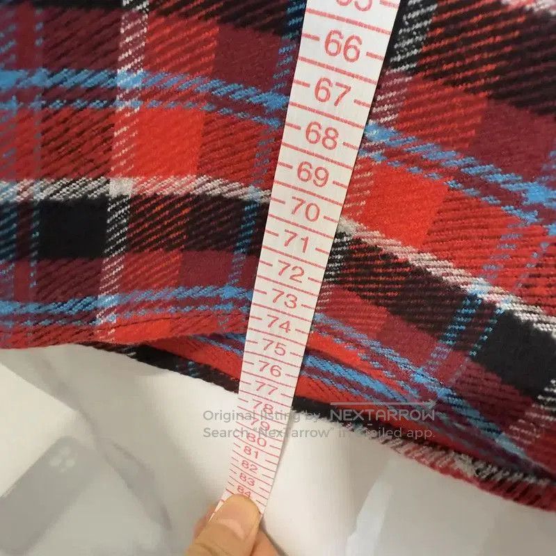 Off-White Off-White Red Check Long Sleeve Shirt . Size US M / EU 48-50 / 2 - 6 Thumbnail