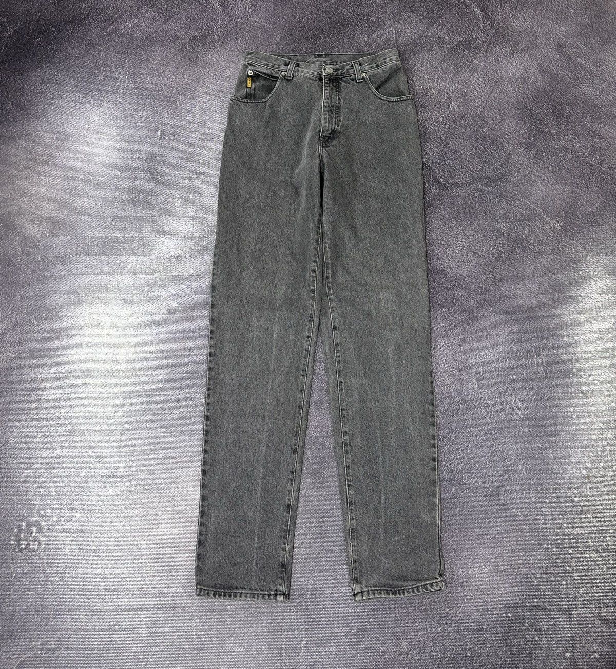 Armani Vintage Armani Jeans 90s Gray Luxury Denim Skinny Jeans Size US 28 / EU 44 - 2 Thumbnail
