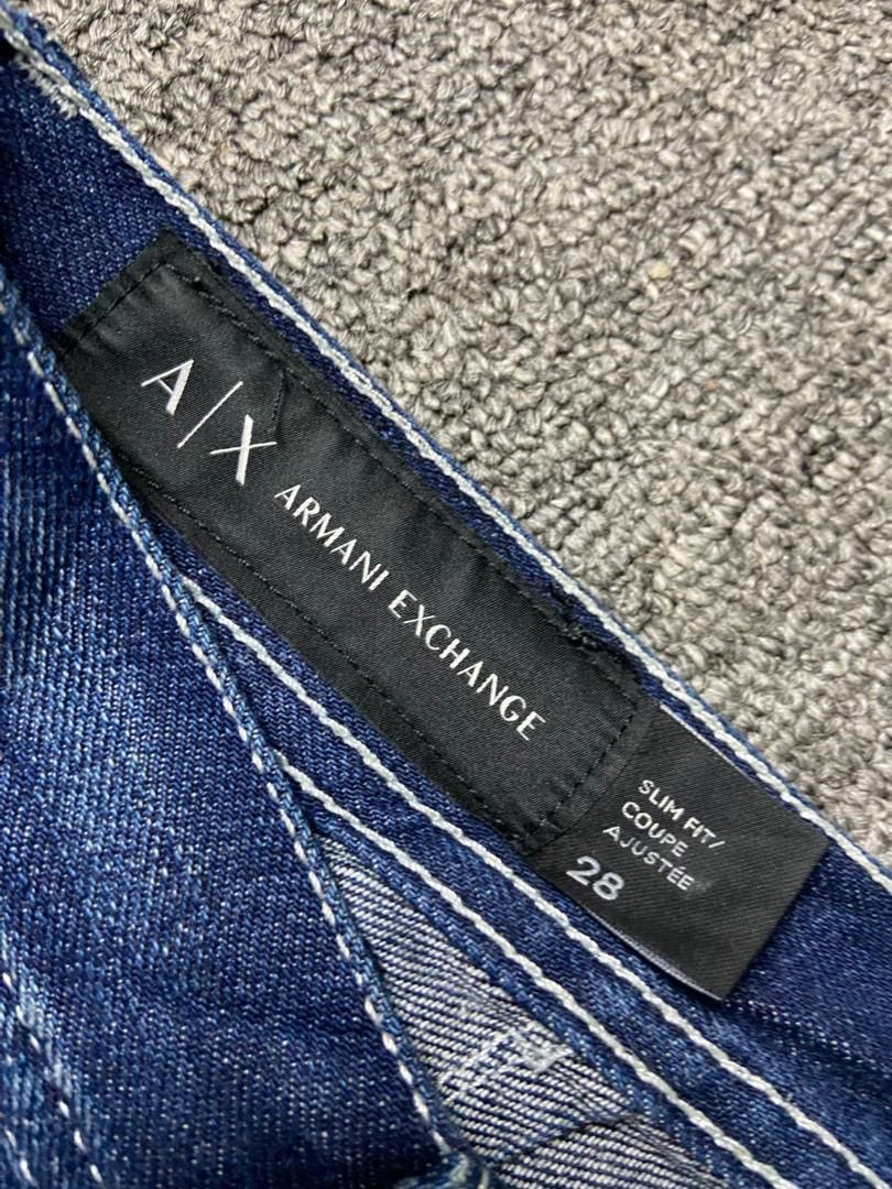 Armani Exchange Armani Exchange Slim Fit Coupe Ajustee Jeans (197) Size US 27 - 12 Thumbnail
