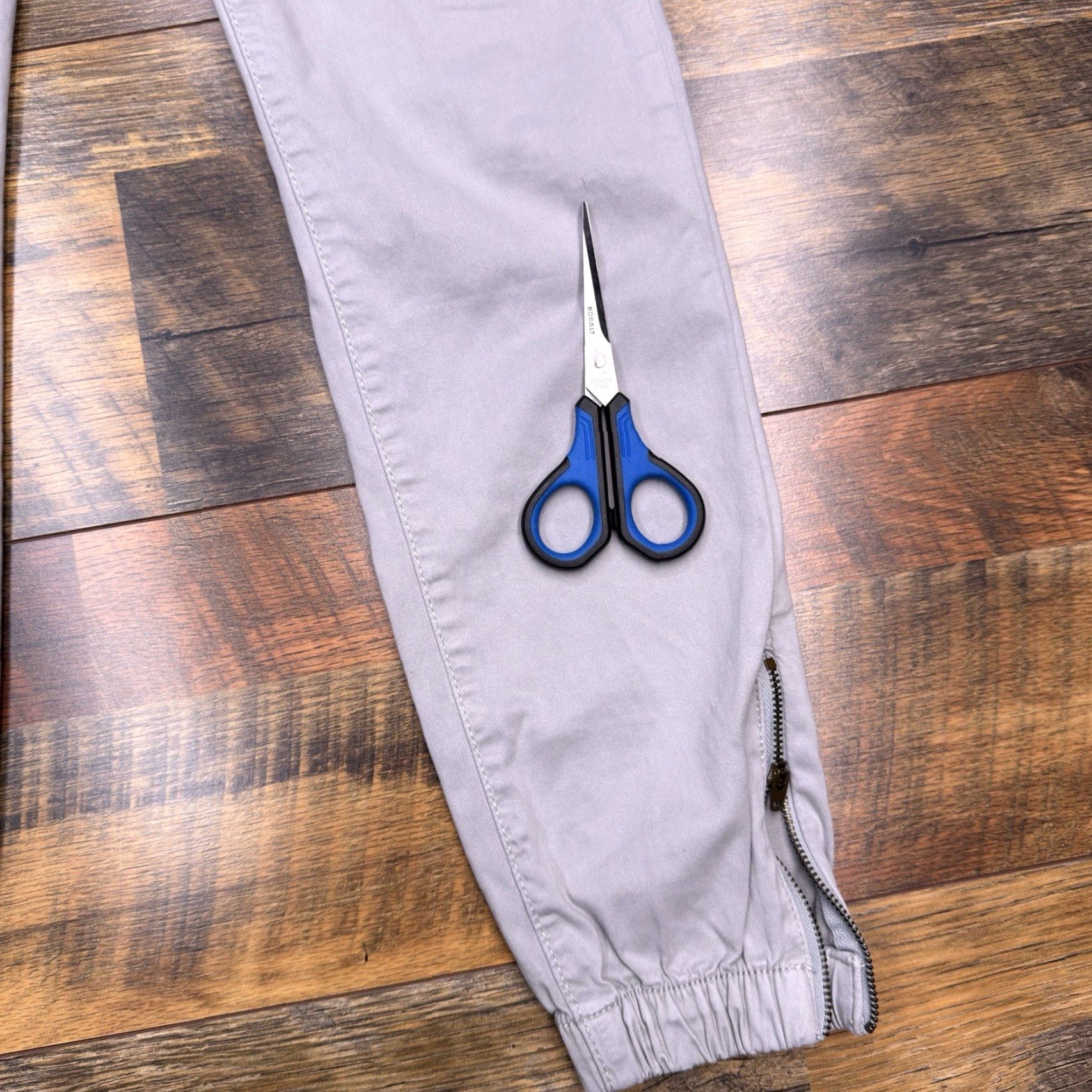American Eagle Outfitters American Eagle Outfitters Jegging Jogger Pants Women's 8 Gray Mid Rise Zip Ankle Size 30" / US 8 / IT 44 - 5 Thumbnail