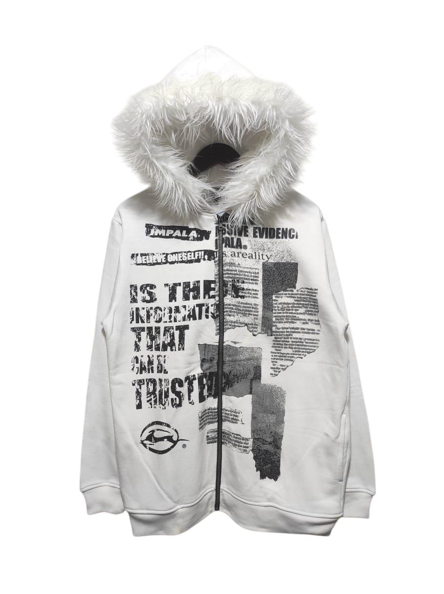 Japanese Brand Impala Poem zip fur hoodie ifsix LGB style Size US L / EU 52-54 / 3 - 1 Thumbnail