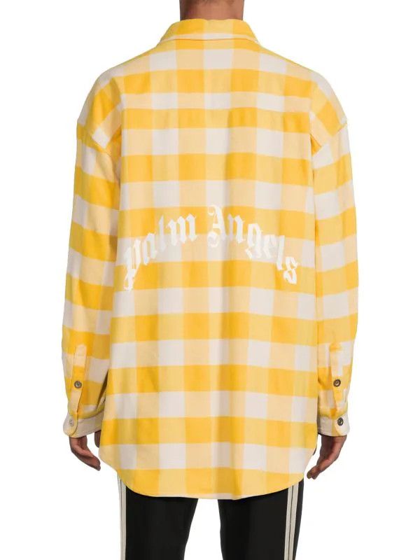 Palm Angels o1y0325 Logo Checked Shirt in Multicolor Size US M / EU 48-50 / 2 - 2 Thumbnail
