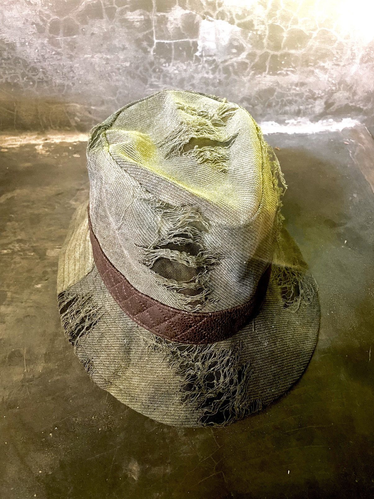Japanese Brand × Vintage Japanes brand ditsetressed crazy bucket hat inspired kapital Size ONE SIZE - 2 Thumbnail