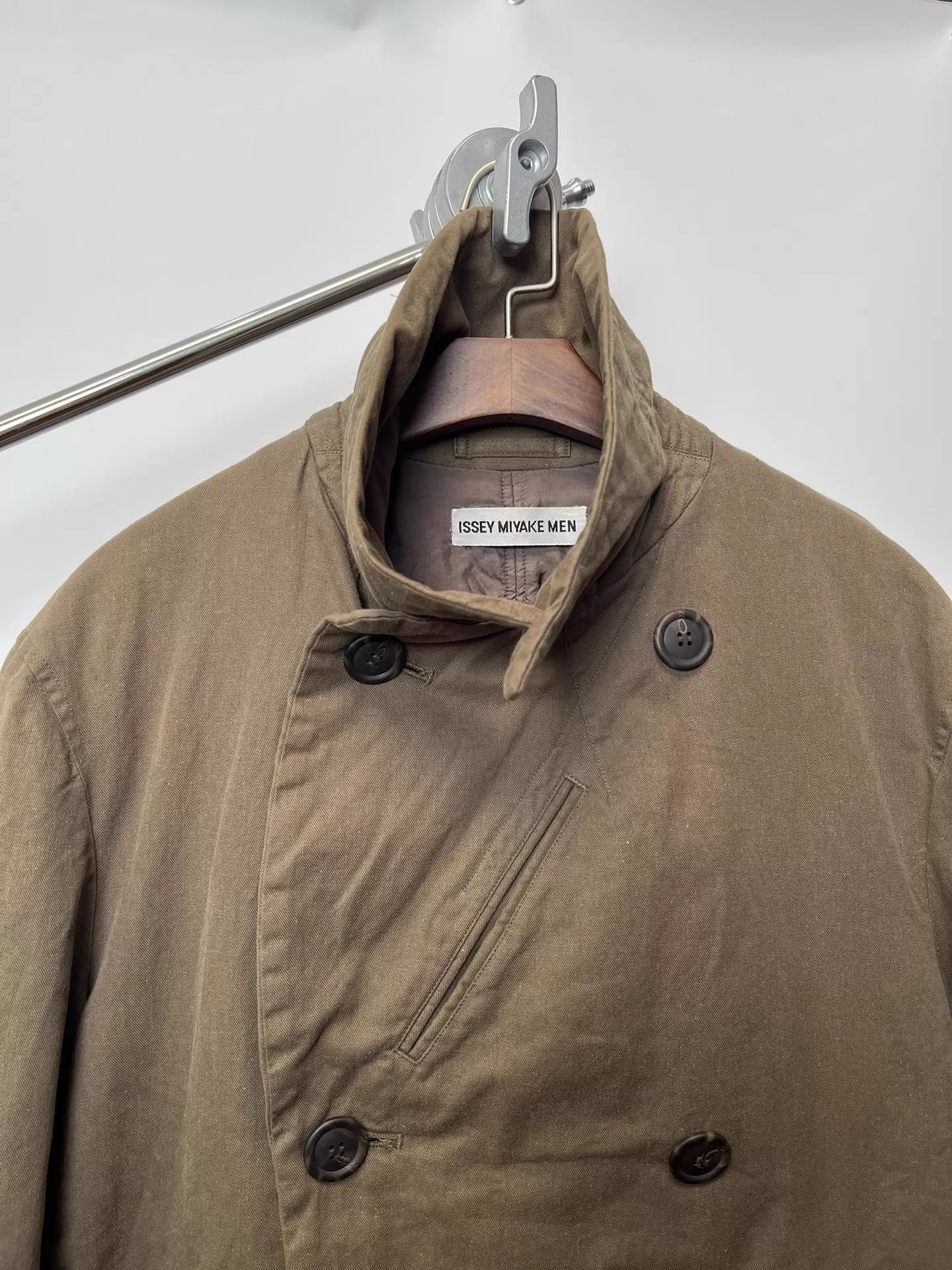 Issey Miyake Issey Miyake 90s Washed Stand Collar Bomber Jacket M Size US M / EU 48-50 / 2 - 3 Thumbnail