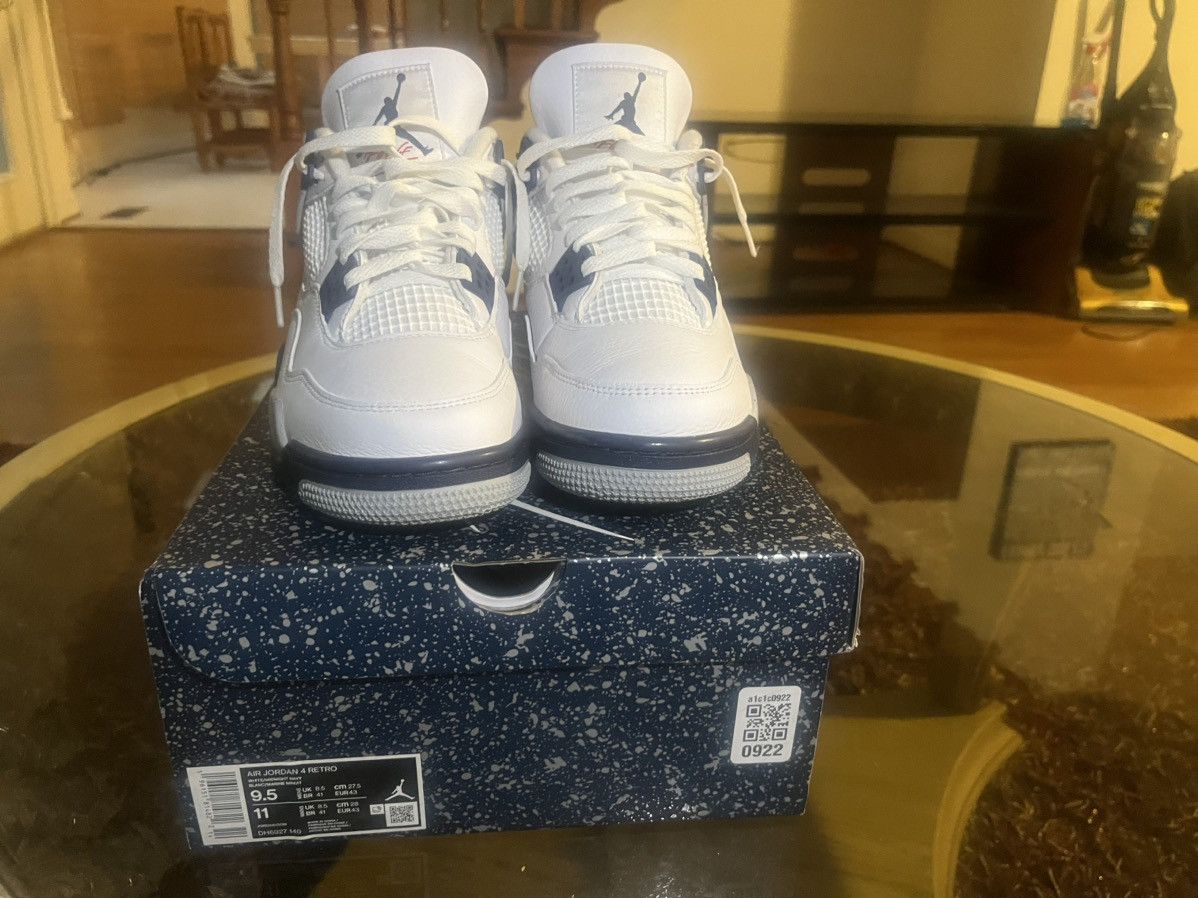 Jordan Brand Jordan 4 navy blue Size US 9.5 / EU 42-43 - 7 Thumbnail