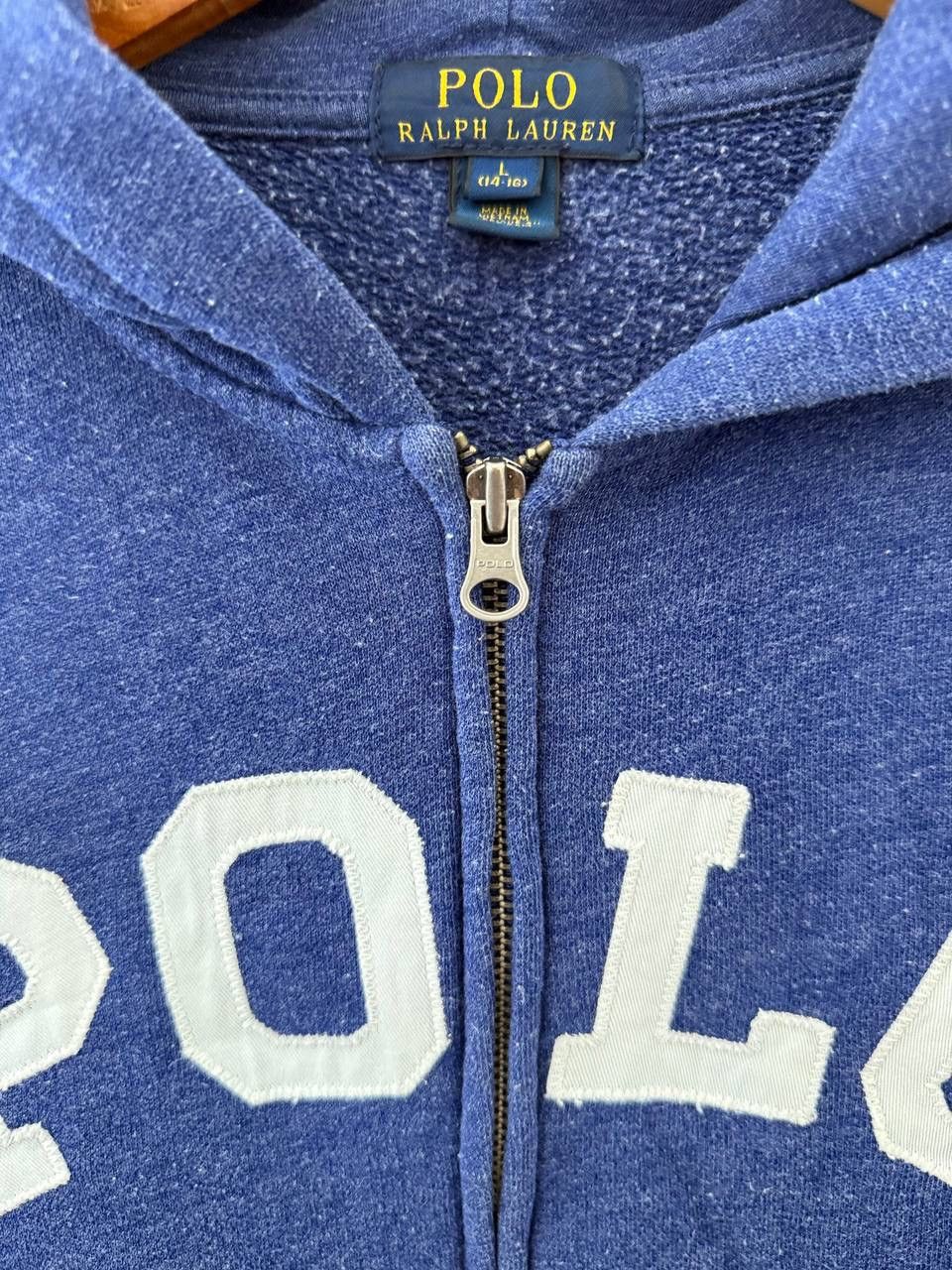 Polo Ralph Lauren Y2K Polo Ralph Lauren Big Logo Zip Up Hoodie Size L / US 10 / IT 46 - 5 Thumbnail