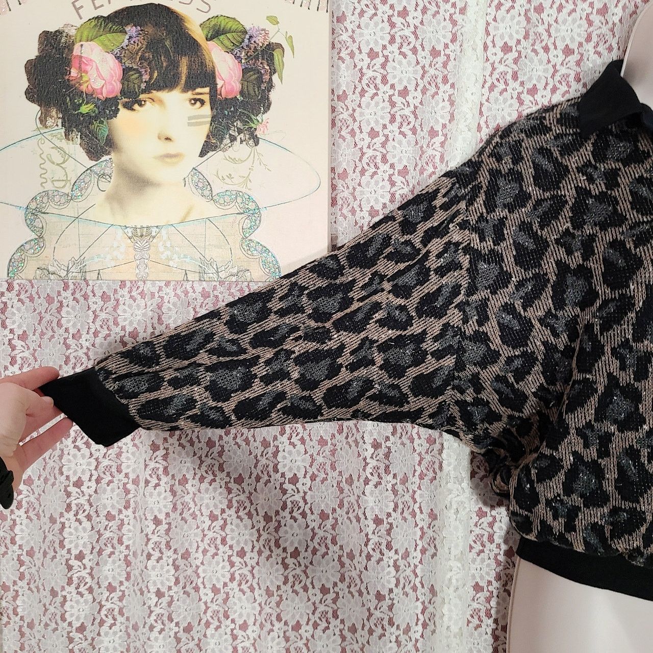 GRAFF Vintage 90s Graff Leopard print oversized cardigan small Size S / US 4 / IT 40 - 8 Thumbnail