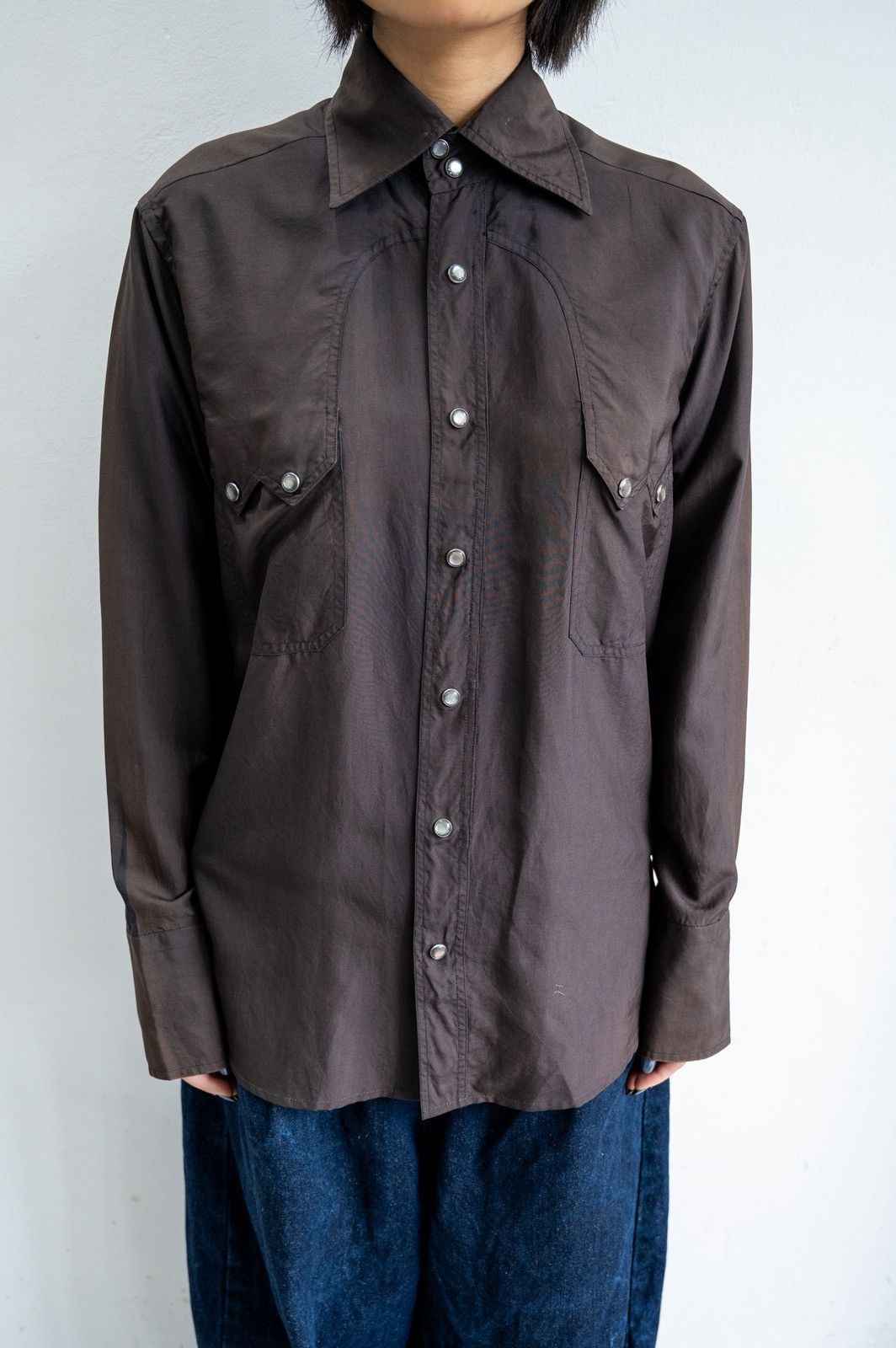 Gucci Gucci by Tom Ford SS1997 western silk shirt Size US S / EU 44-46 / 1 - 5 Thumbnail