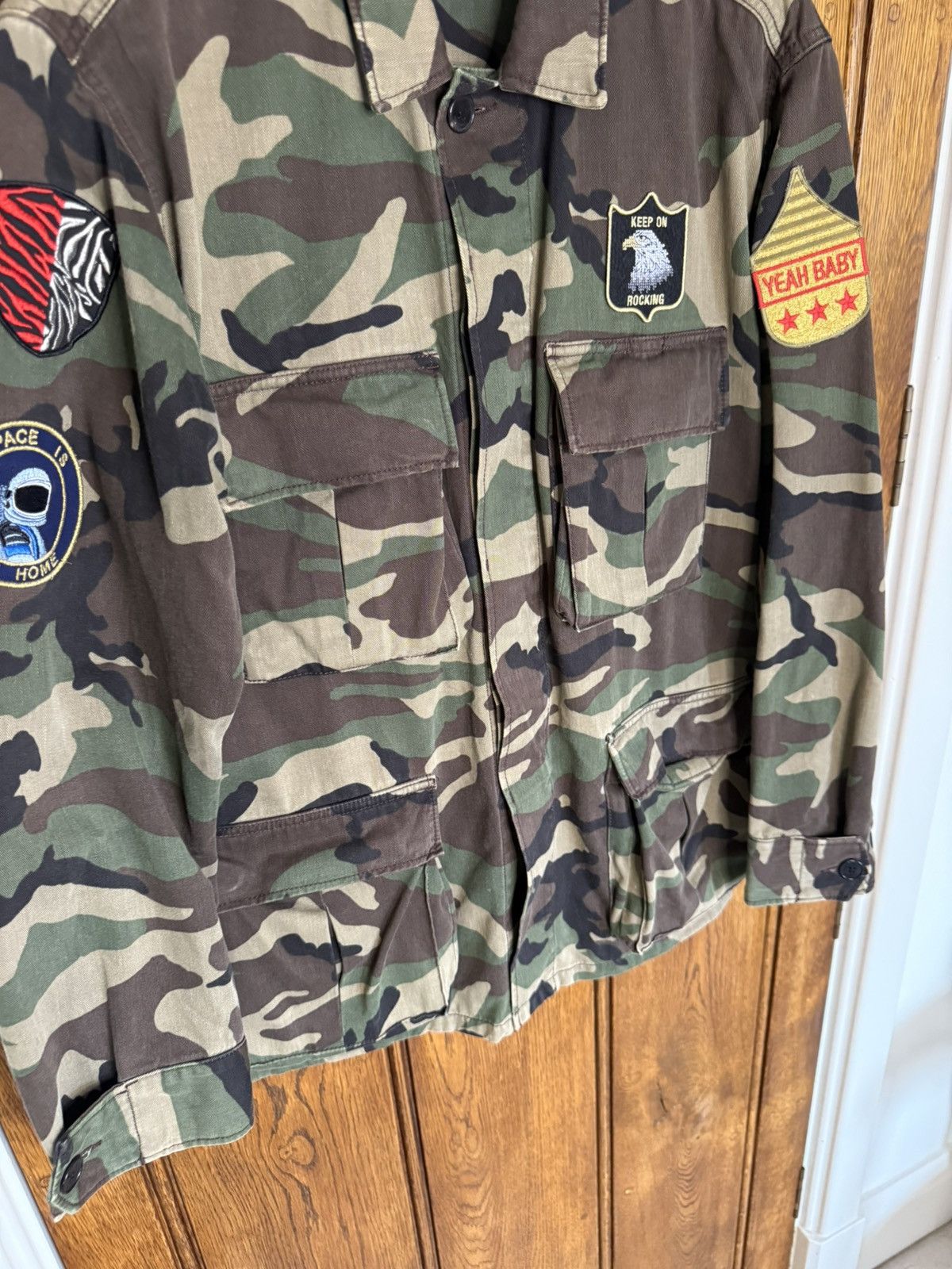 Saint Laurent Paris SS16 Saint Laurent camo yeah baby jacket Hedi Slimane L surf Size US L / EU 52-54 / 3 - 13 Thumbnail