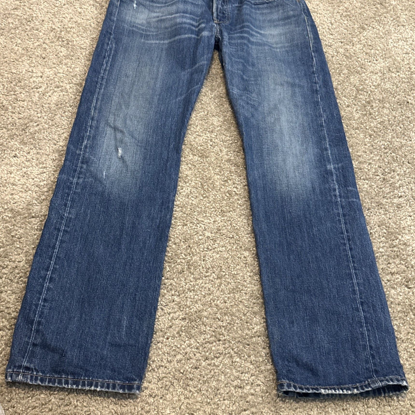 Levi's VINTAGE Levi's 501 XX Jeans Men 33x32 Denim Blue 90s Button Fly Straight Size US 33 - 5 Thumbnail