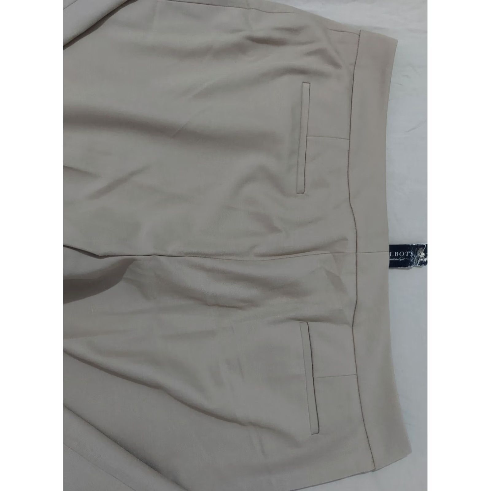 Talbots Talbots Dress Pants 18 Plus Beige Khaki Women's Pants Slacks Trouser Banded 18 Womens Size 40" / US 18 - 2 Thumbnail