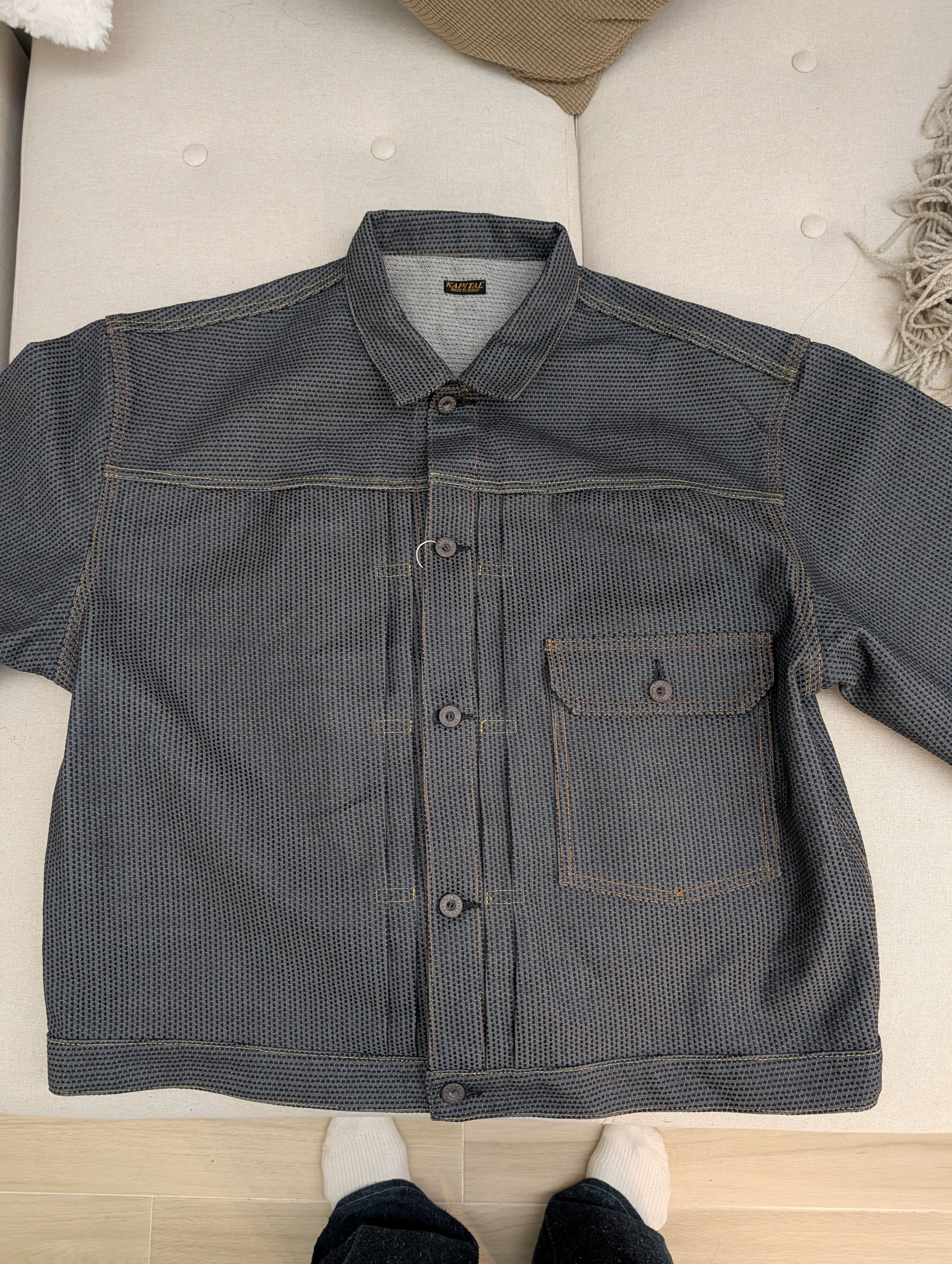 Kapital Kapital Century Indigo No.7 S Jacket Size US XXL / EU 58 / 5 - 5 Thumbnail