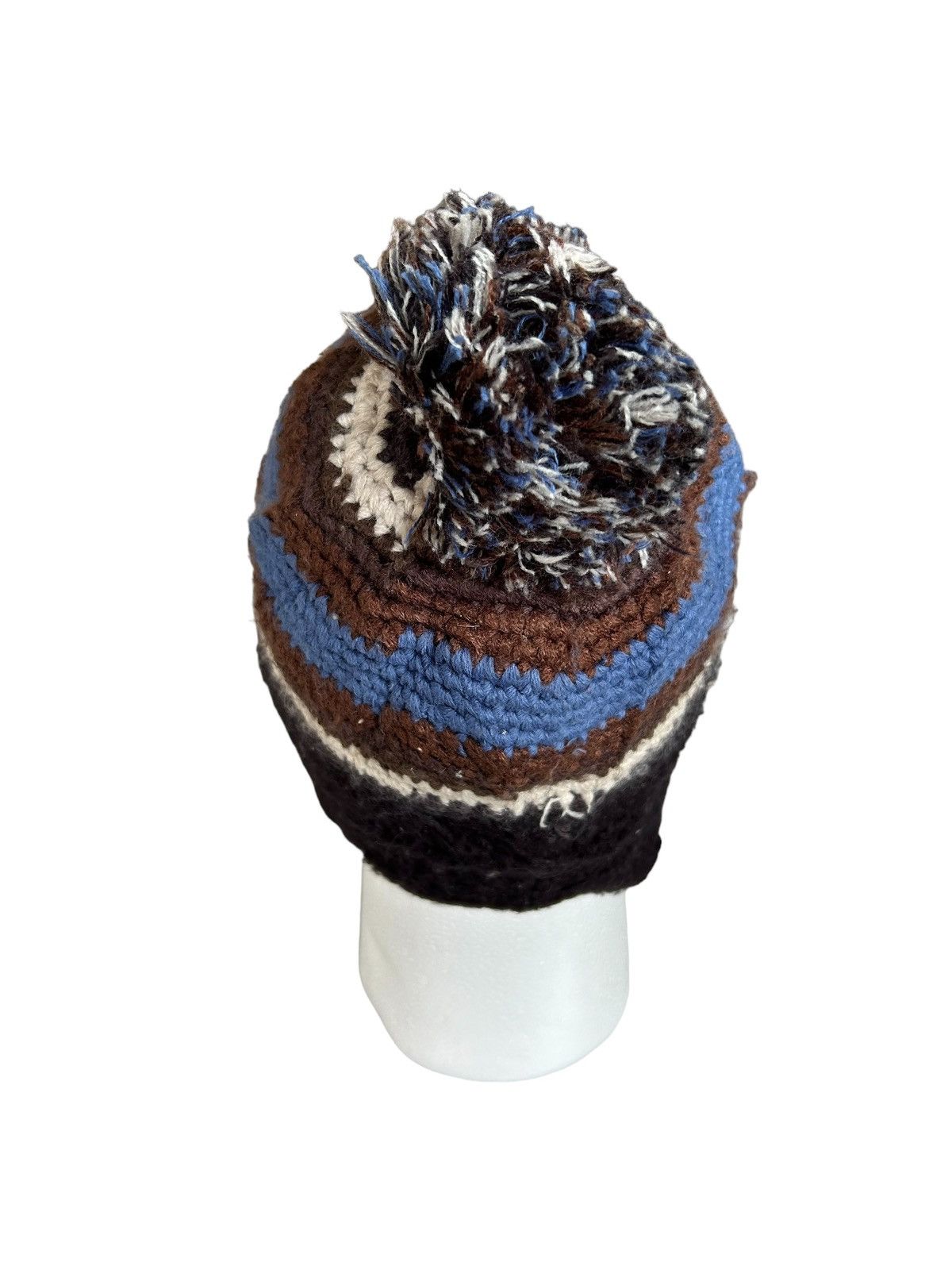 Japanese Brand × The North Face The North Face Multicolur knitted Earflap Beanie Hats Size ONE SIZE - 4 Thumbnail