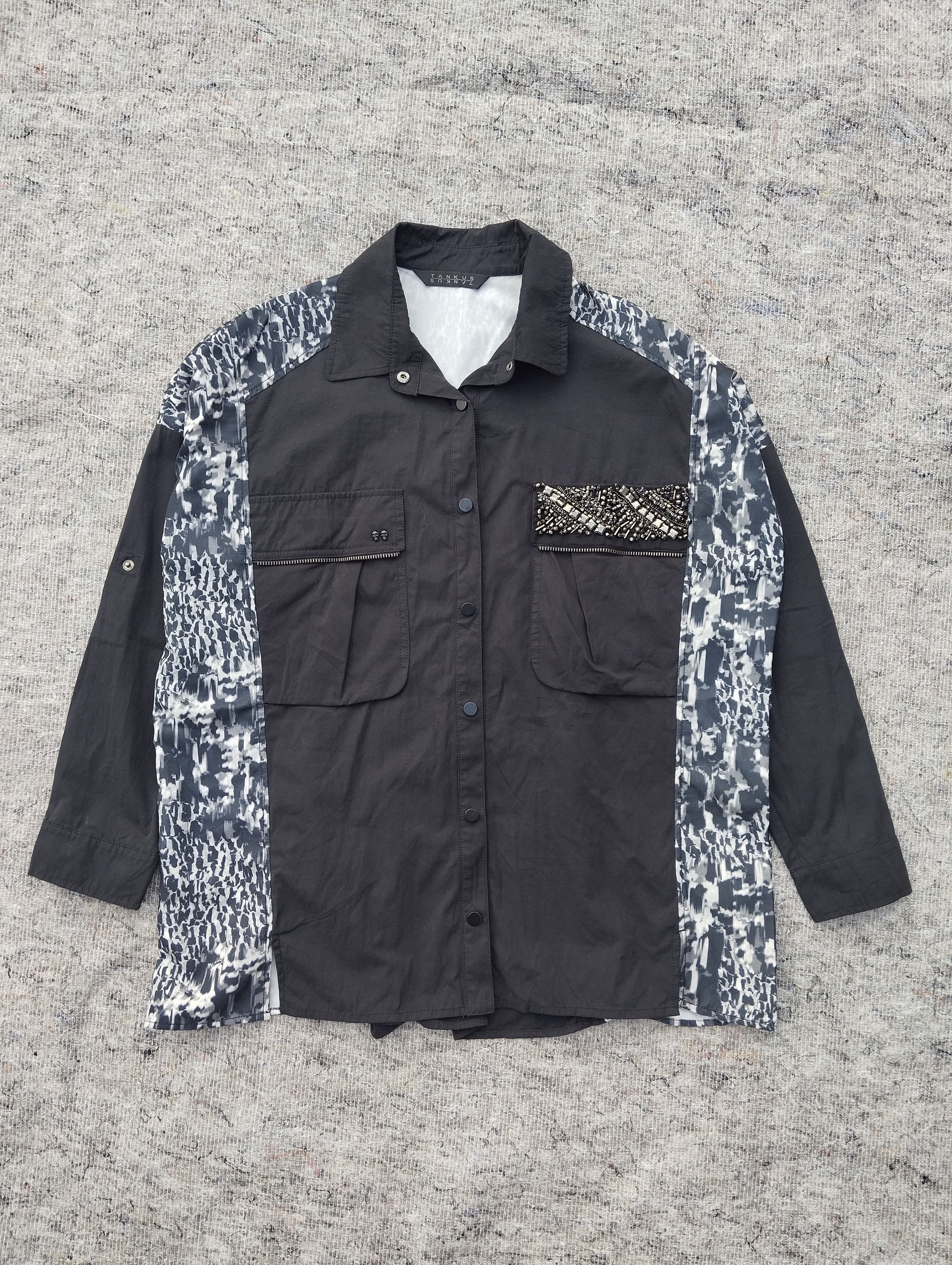 Japanese Brand Tankus y2k hybrid shirt Size US L / EU 52-54 / 3 - 1 Thumbnail