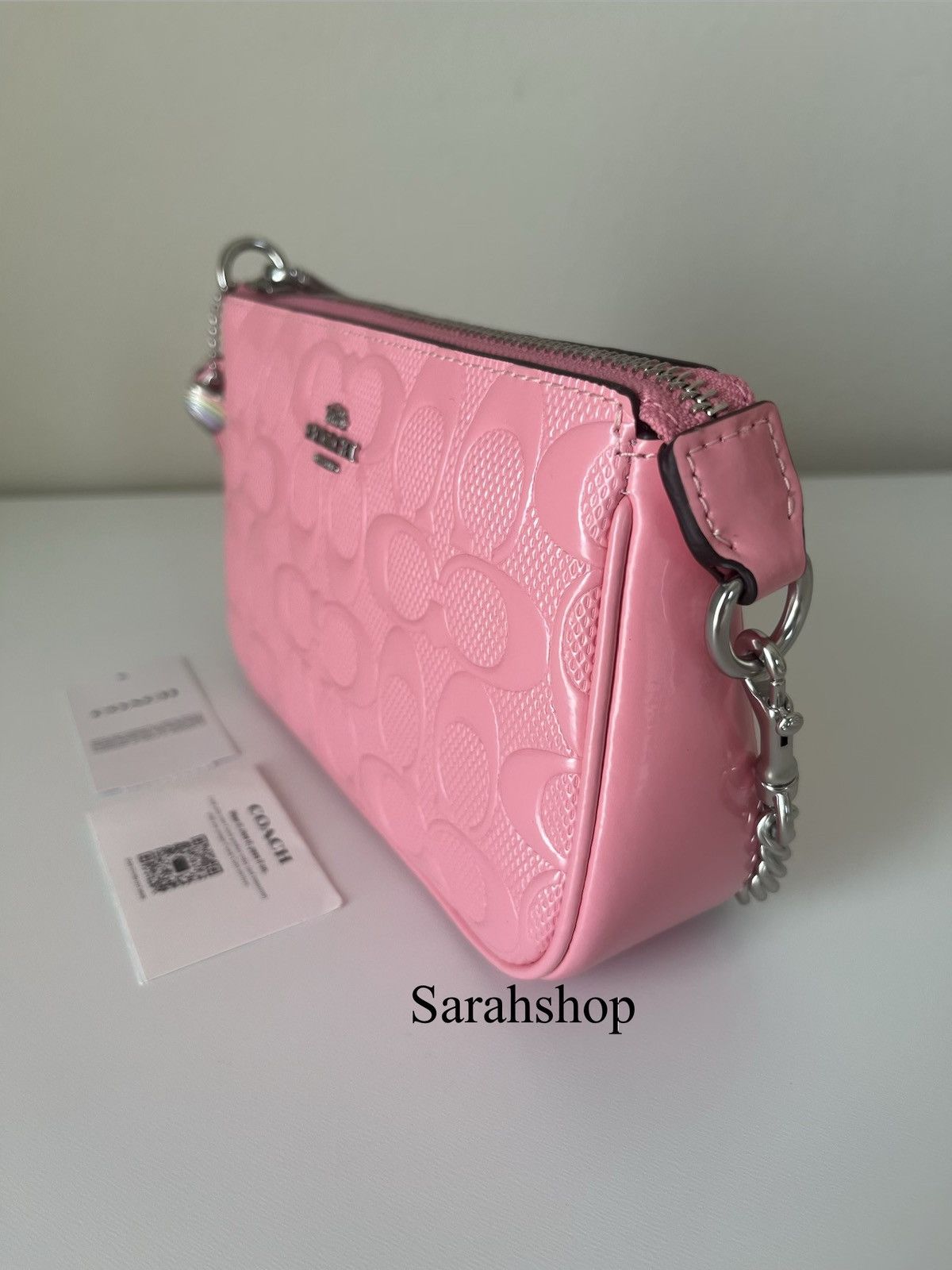 Coach Coach Nolita 19 In Signature Leather With Heart Charm Size ONE SIZE - 5 Thumbnail