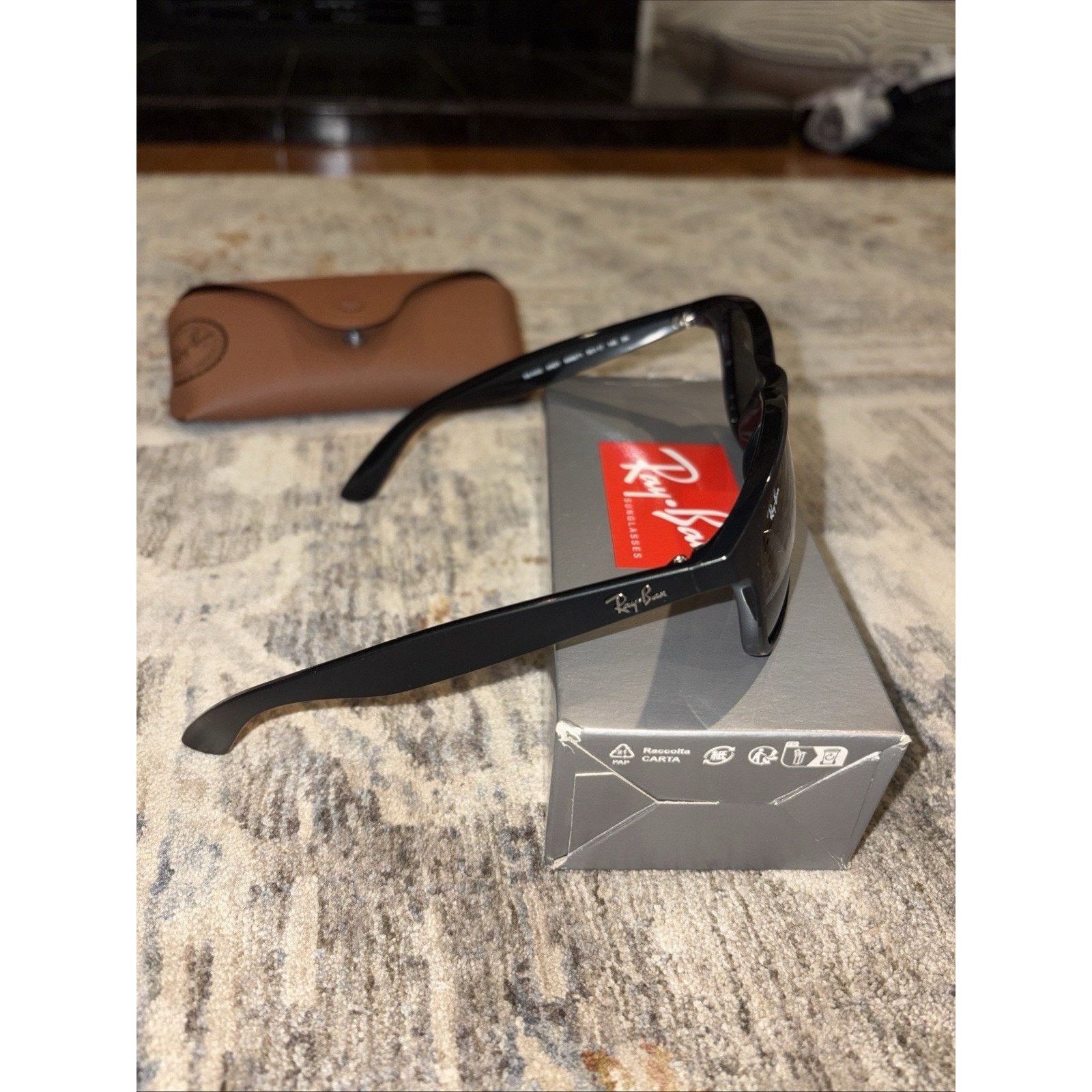 RayBan 😎 Ray-Ban Andy Sunglasses – Matte Black on Black Size ONE SIZE - 3 Thumbnail