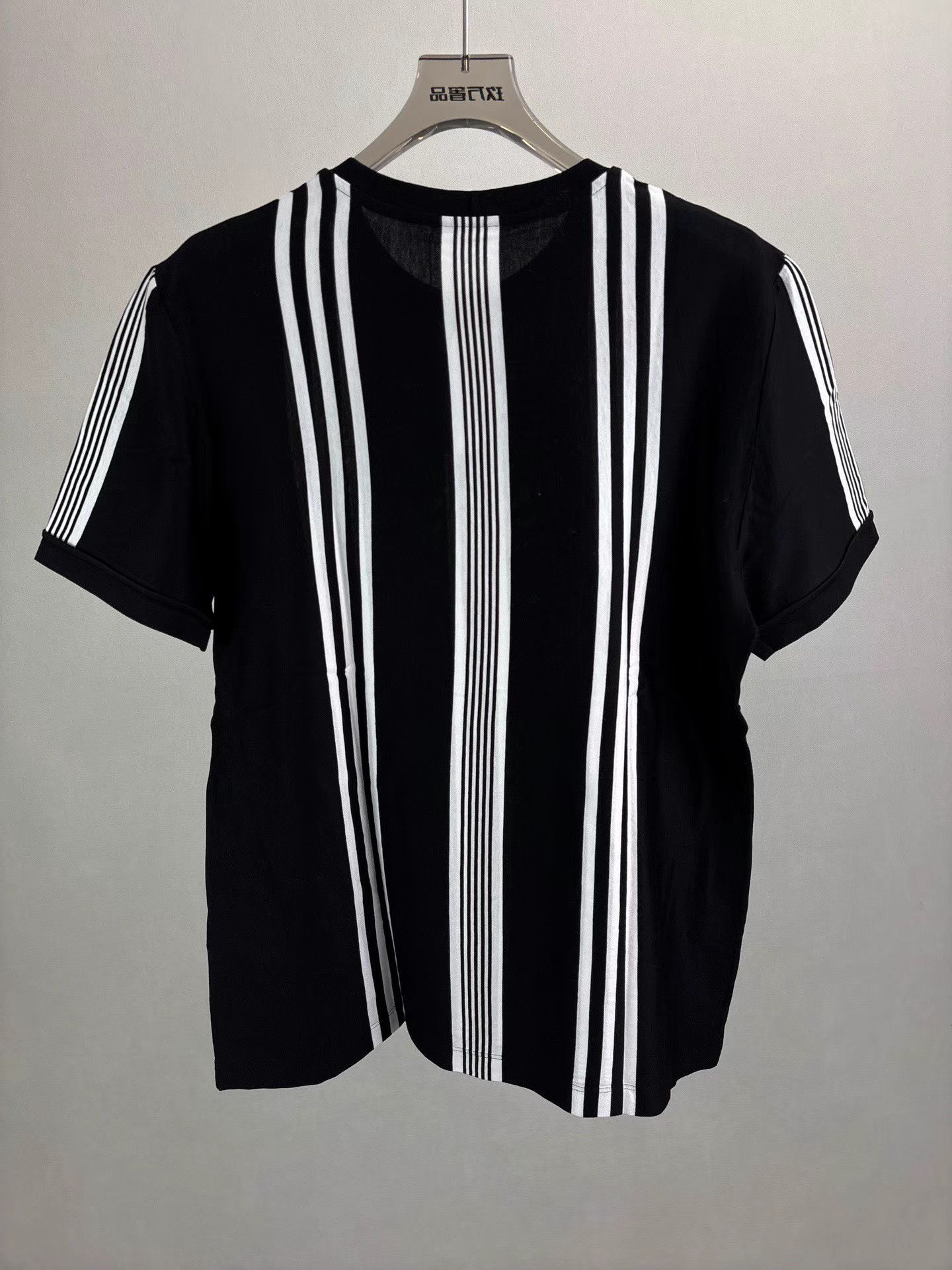 Bottega Veneta Bottega Veneta Black and White Striped Short Sleeve K1 Size US L / EU 52-54 / 3 - 2 Thumbnail