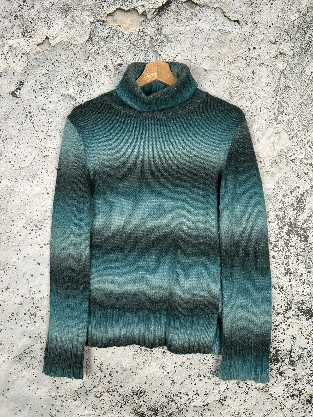 Vintage Levis 90s Stripped Sweater Knit Avantgarde Punk