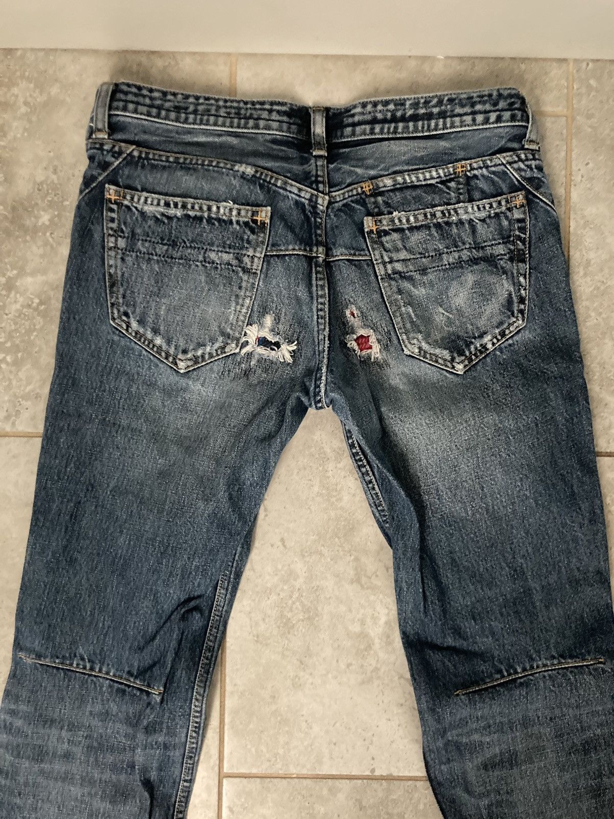 Number (N)ine Number nine patchwork jeans rare archive | Grailed