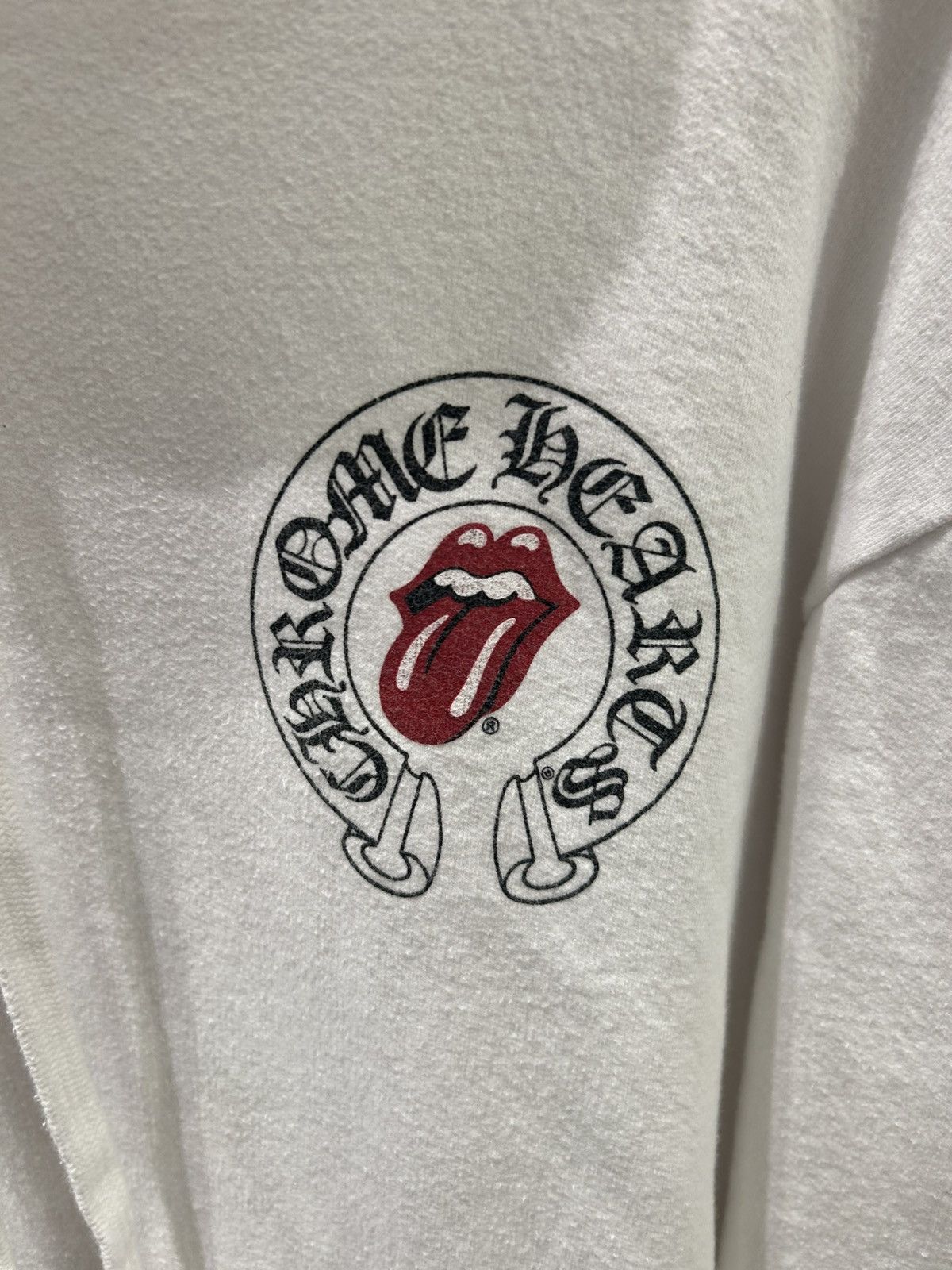 Chrome Hearts × The Rolling Stones Chrome hearts rolling stones white hoodie Size US L / EU 52-54 / 3 - 7 Thumbnail