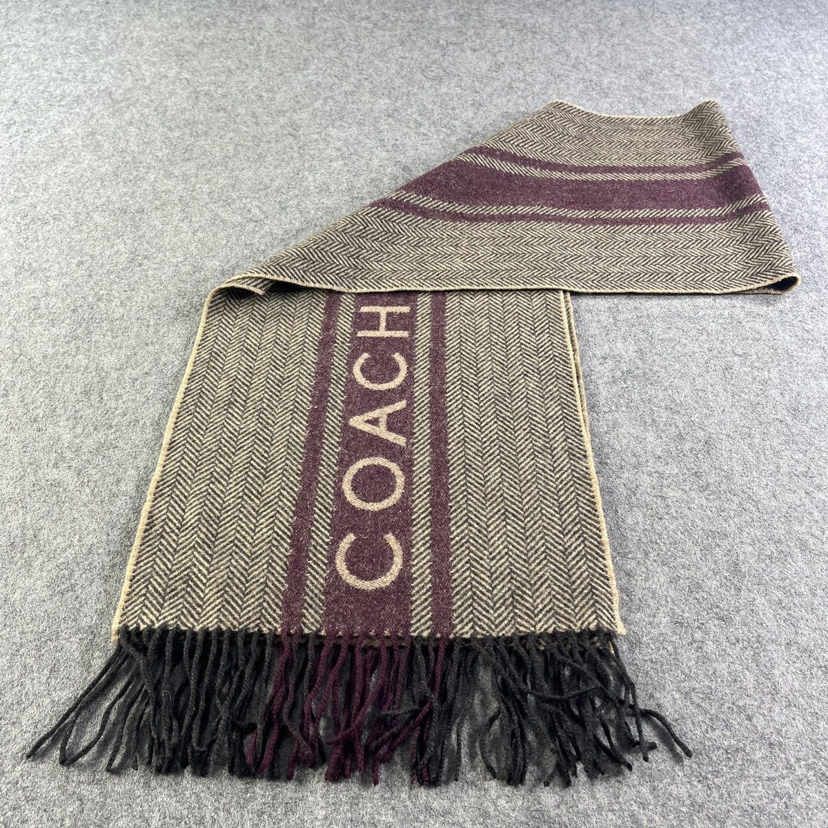 Coach × Vintage Coach Scarf / Muffler / Neckwear T832 Size ONE SIZE - 2 Thumbnail