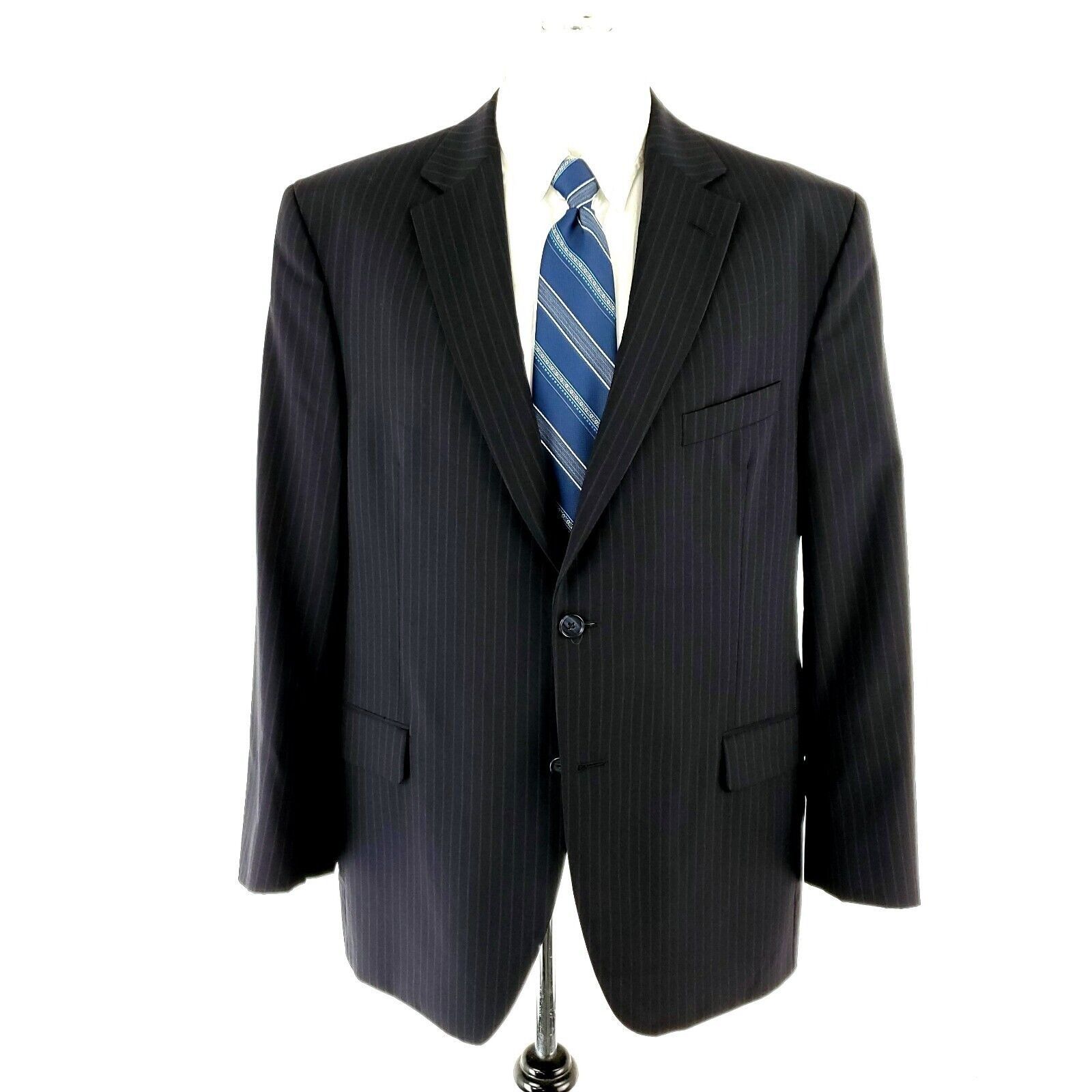 Jack Victor Jack Victor Select Vogue CT Wool 2 Button 2 Piece Suit 42L B Size 42L - 4 Thumbnail