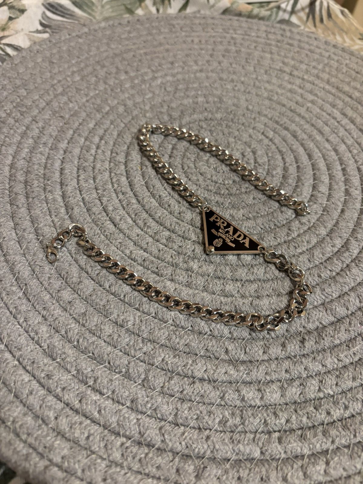 Number (N)ine Prada Symbole Reworked Pendant Prada Chain Necklace Size ONE SIZE - 5 Thumbnail