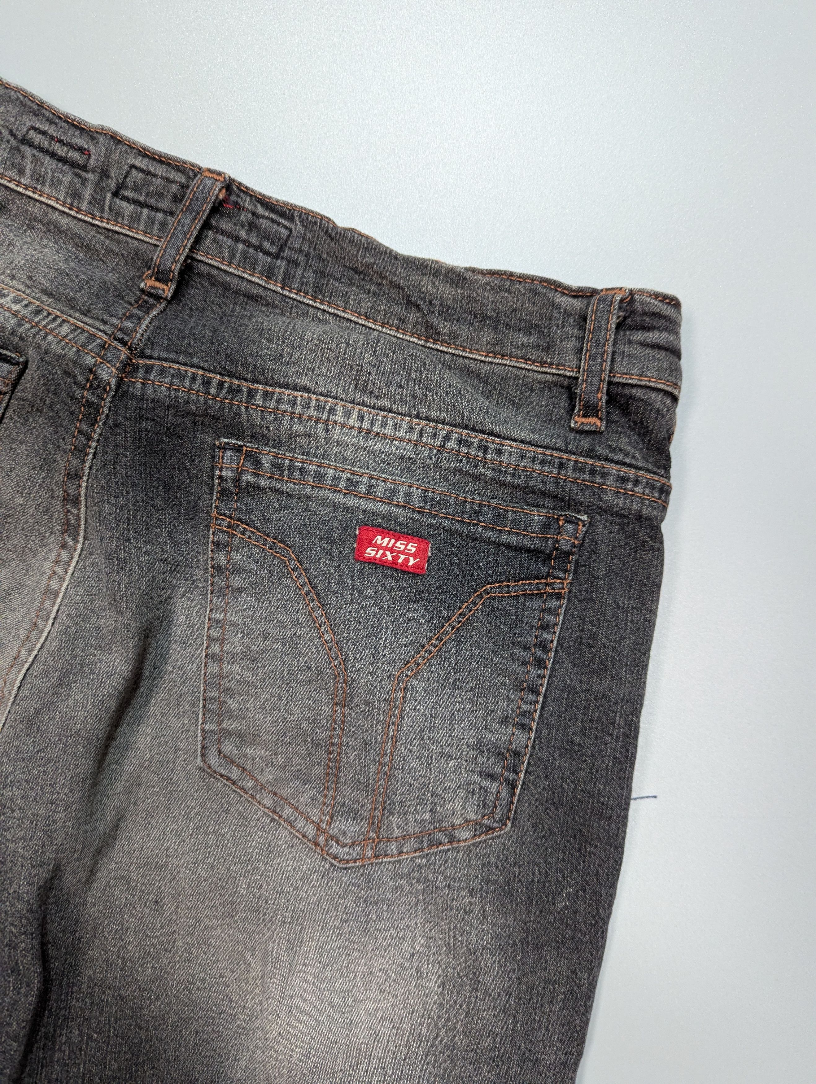 Miss Sixty × Vintage MISS SIXTY Style TOMMY VTG Women's Distressed Flared Jeans Size 29" - 7 Thumbnail