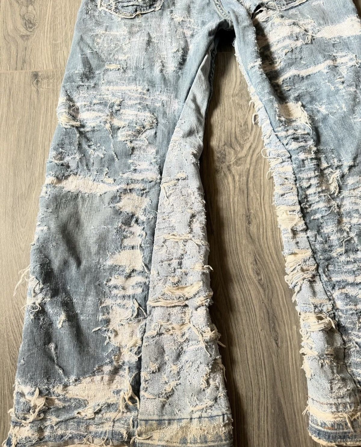 Other Mega Flared blue jeans Size US 31 - 6 Thumbnail