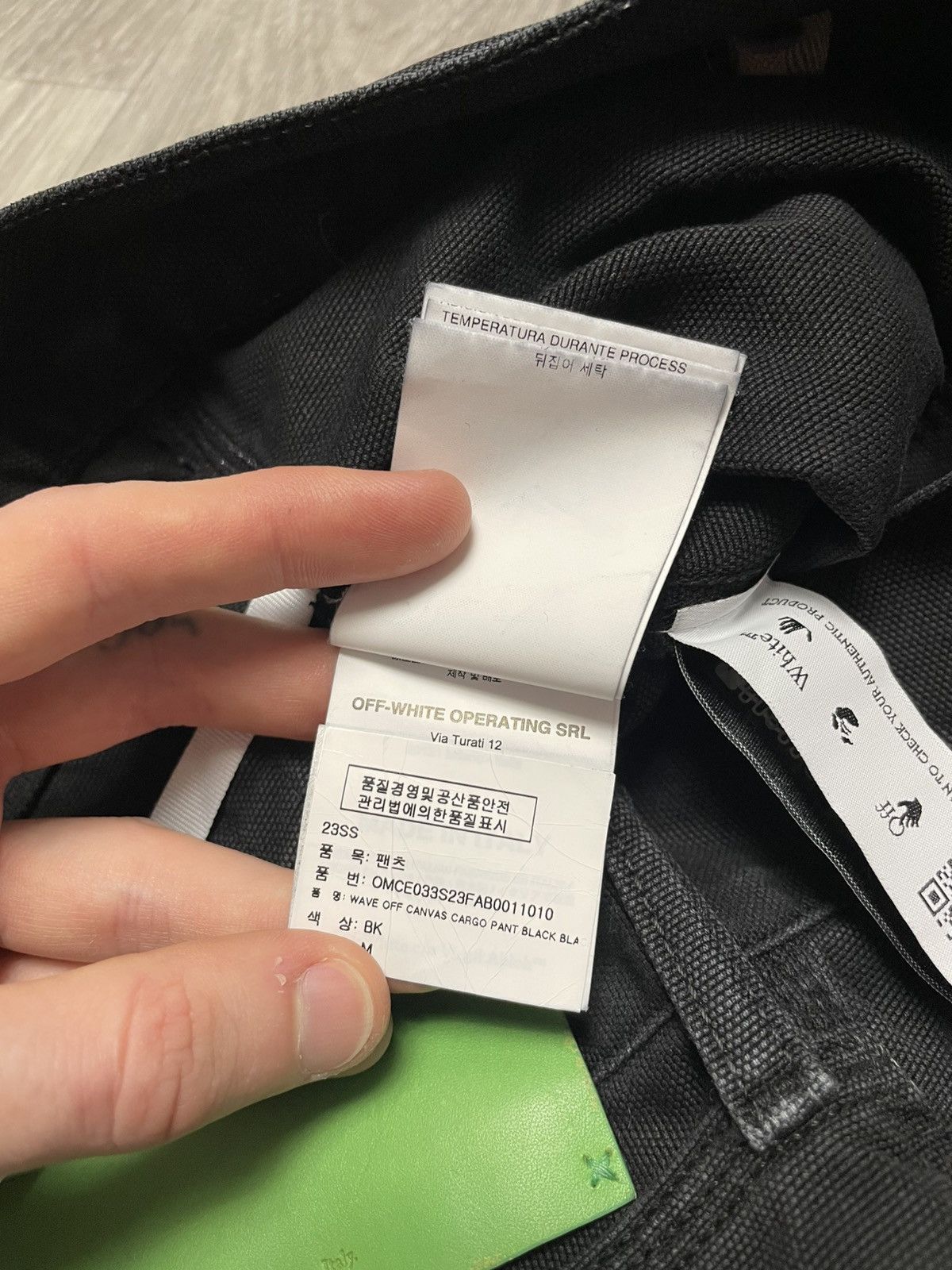 Off-White Off White Black Cargo Jeans Size US 32 / EU 48 - 17 Thumbnail