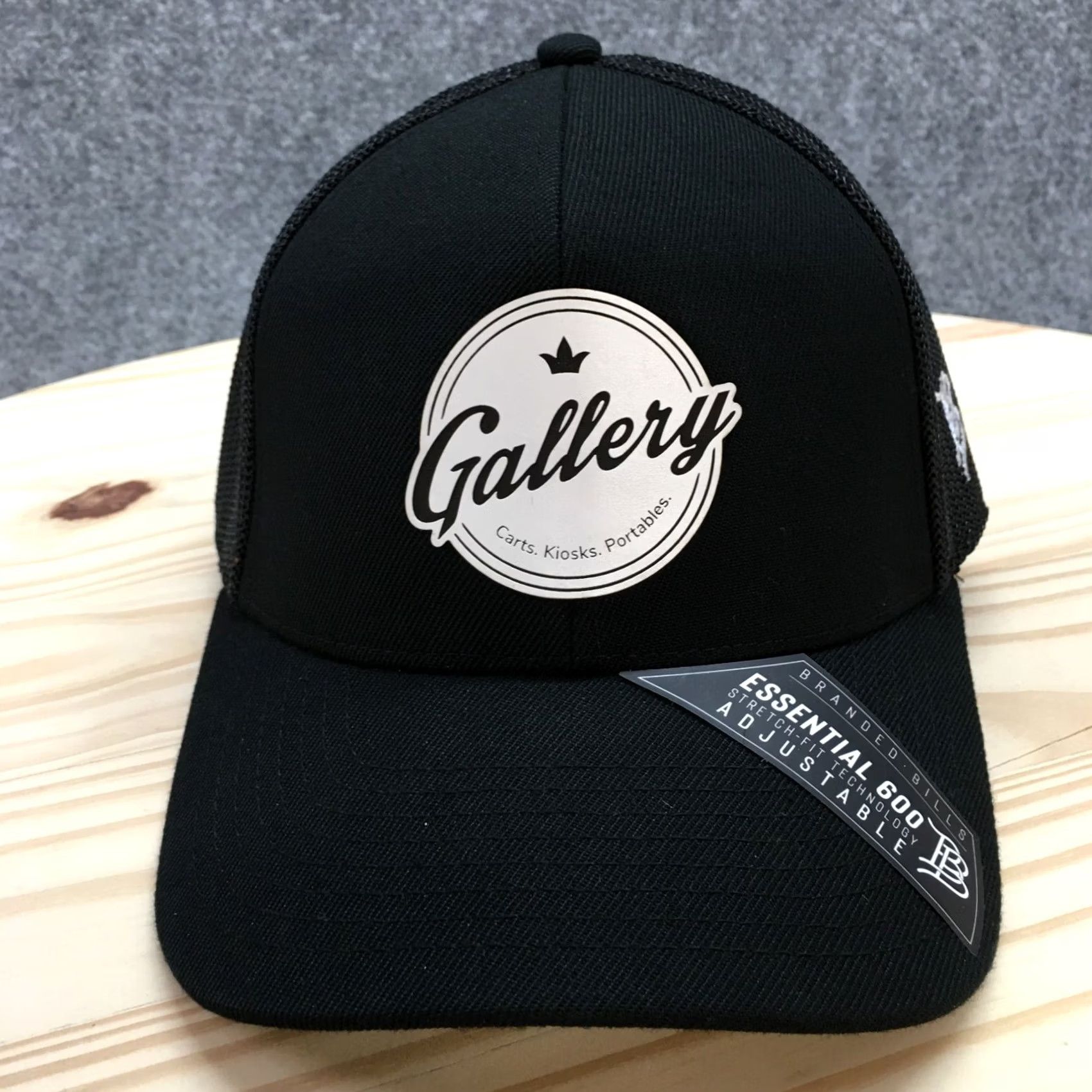 Logo 7 Branded Bills Trucker Hat Mens Black OS Curved Brim Embroidered Logo Gallery Size ONE SIZE - 2 Thumbnail