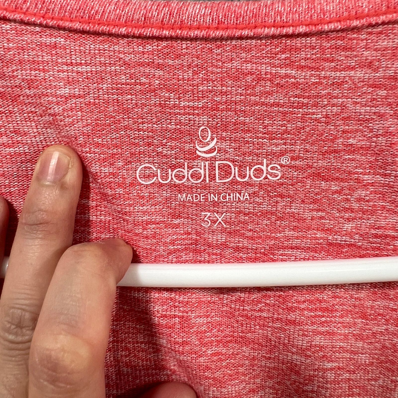 Other Cuddl Duds Seriously Soft 2-Piece Tee & Wrap Set Coral Size 3XL / US 20-22 - 8 Thumbnail