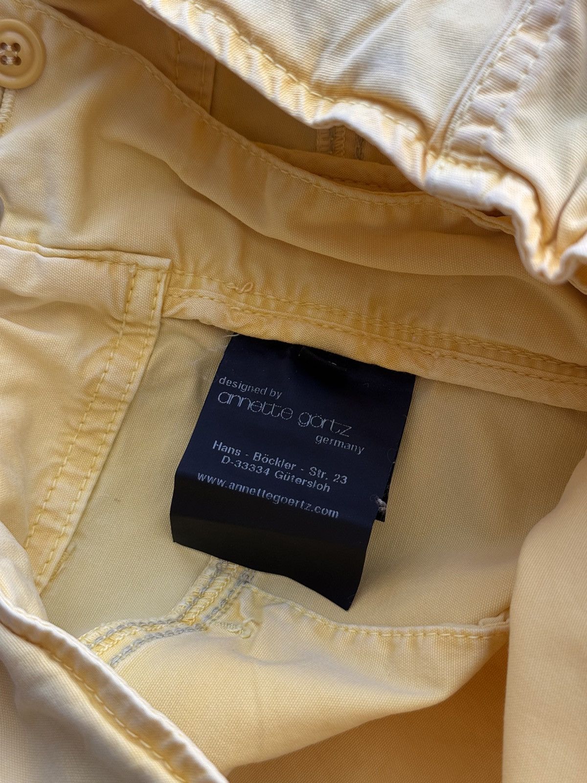 Vintage Vintage Annette Gortz Luxury Yellow Pants Size US 40 / EU 56 - 9 Thumbnail