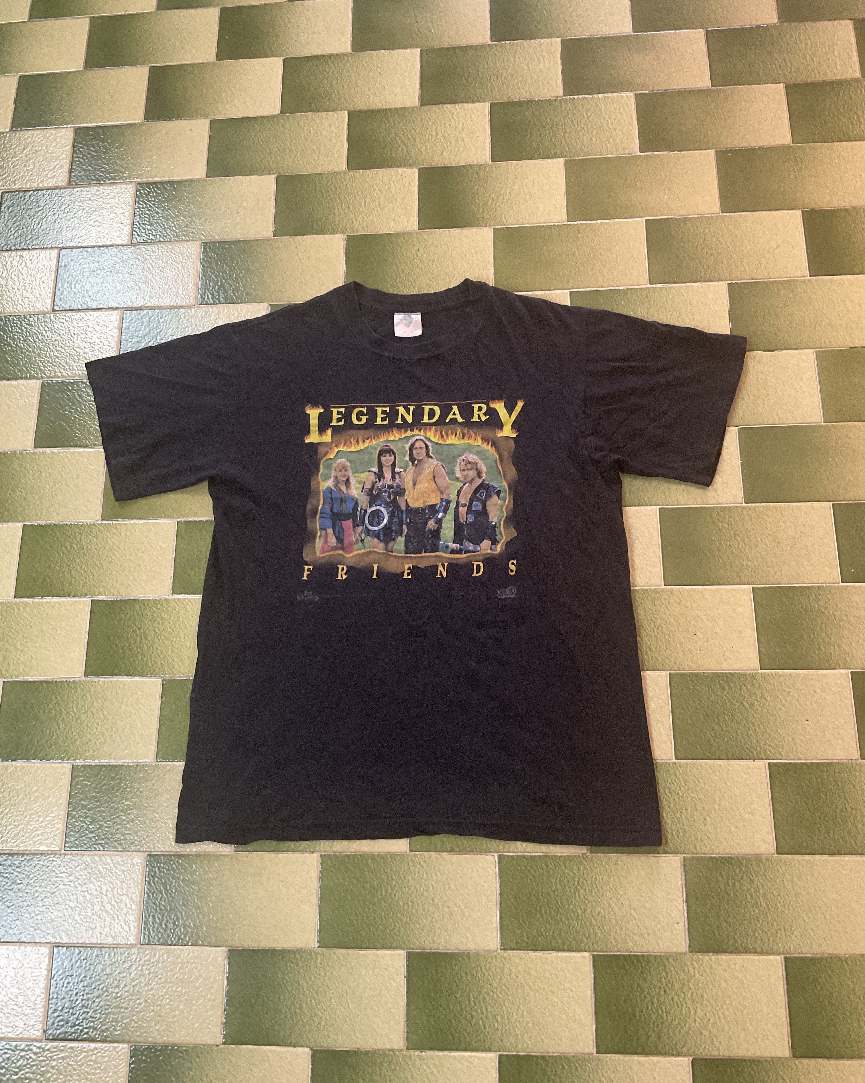 Vintage Vintage 1997 Hercules & Xena Friends TV Promo T-Shirt Size US L / EU 52-54 / 3 - 1 Thumbnail