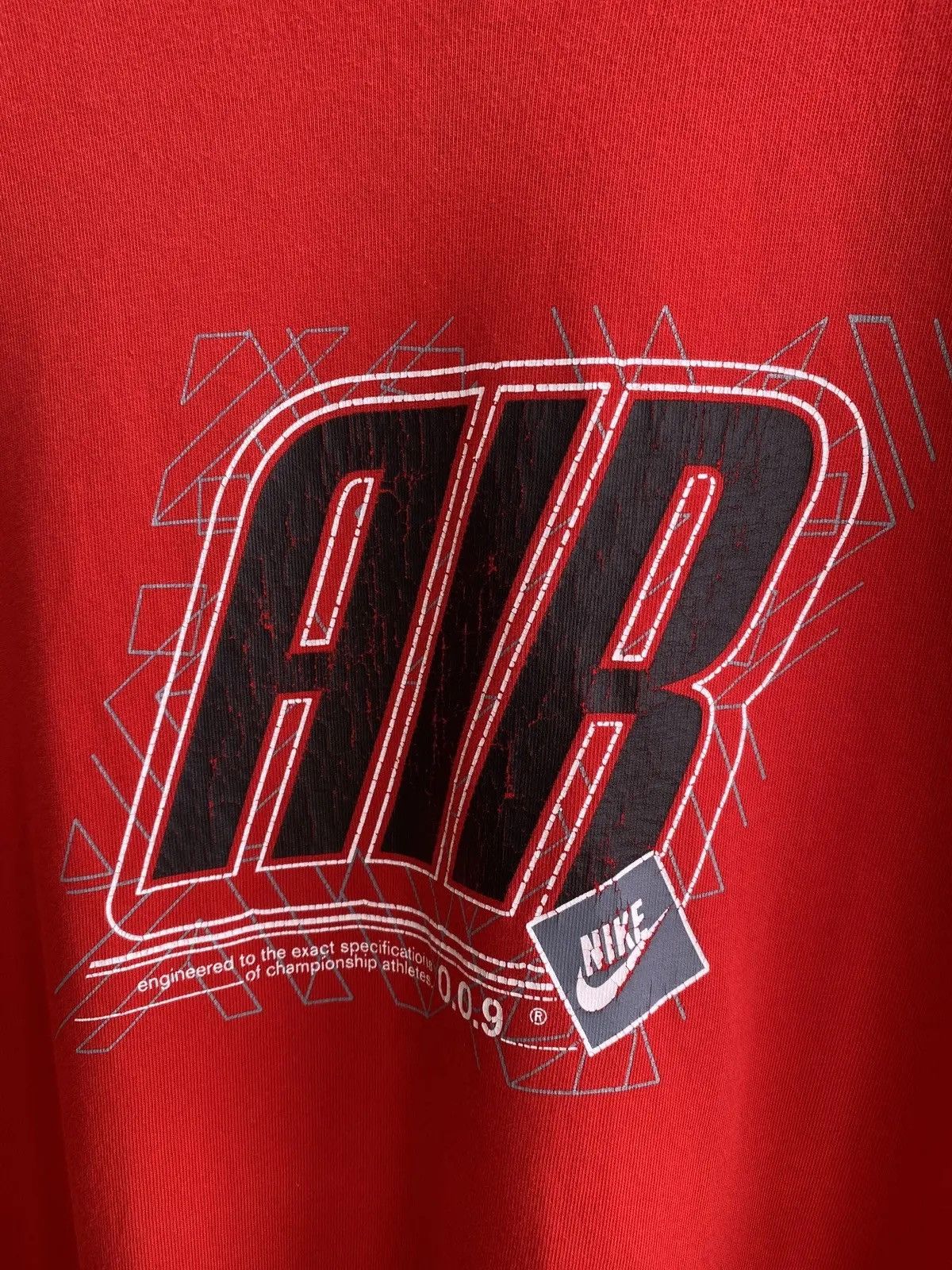 Nike × Vintage Vintage Nike Air Tee 90-s style Size US L / EU 52-54 / 3 - 5 Thumbnail