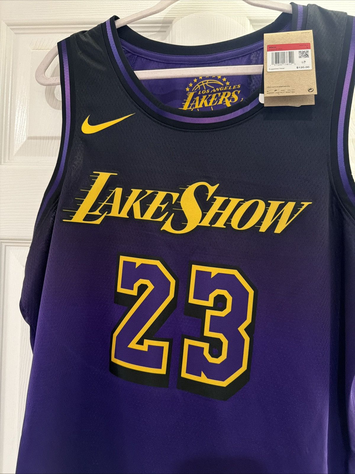 Nike NWT Nike Authentic LA Lakers City Edition Jersey Men’s L Size US L / EU 52-54 / 3 - 2 Thumbnail