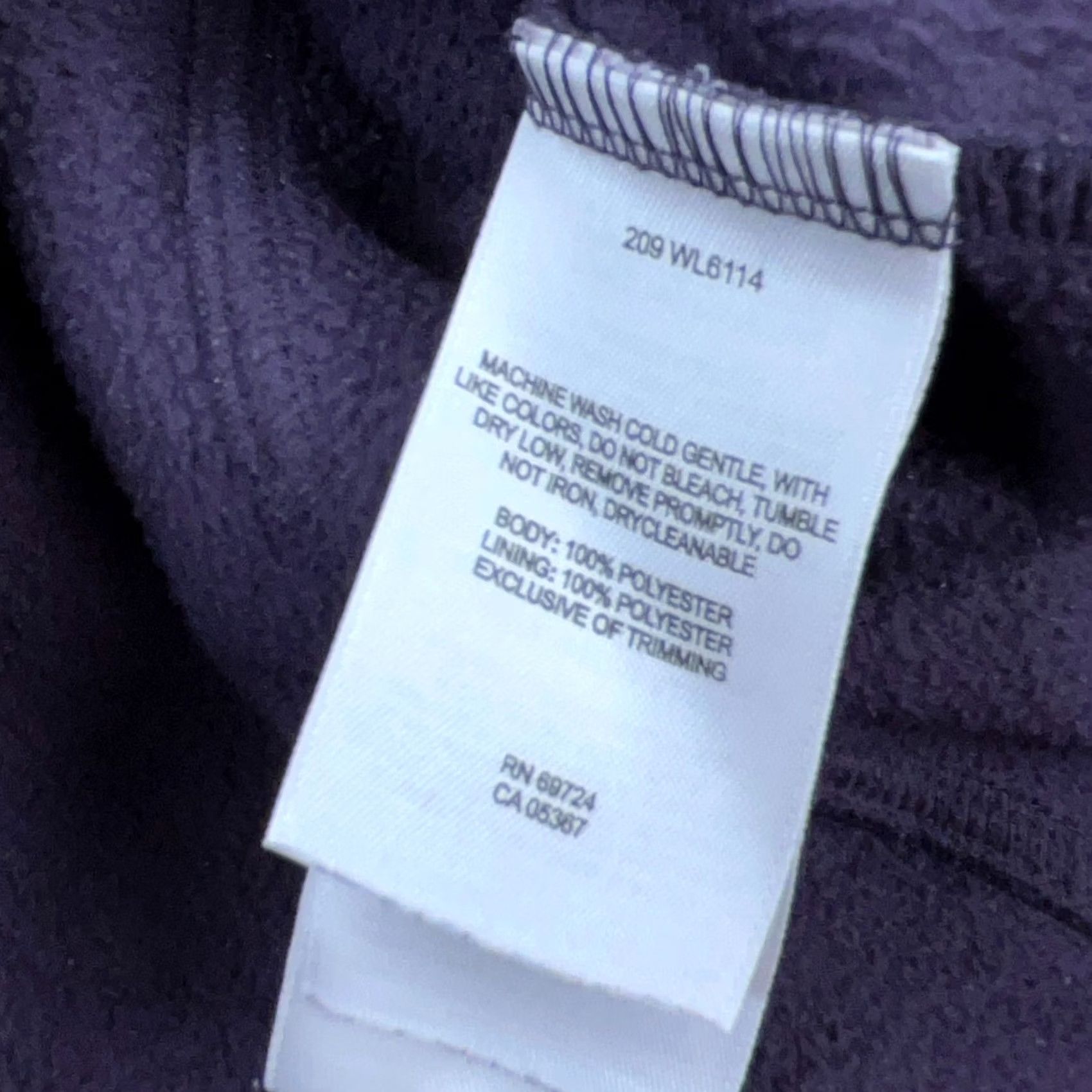 Layer 8 Columbia Fleece Jacket Women Small Purple Sweater Coat Layer Outdoors Hiking A7 Size S / US 4 / IT 40 - 6 Thumbnail