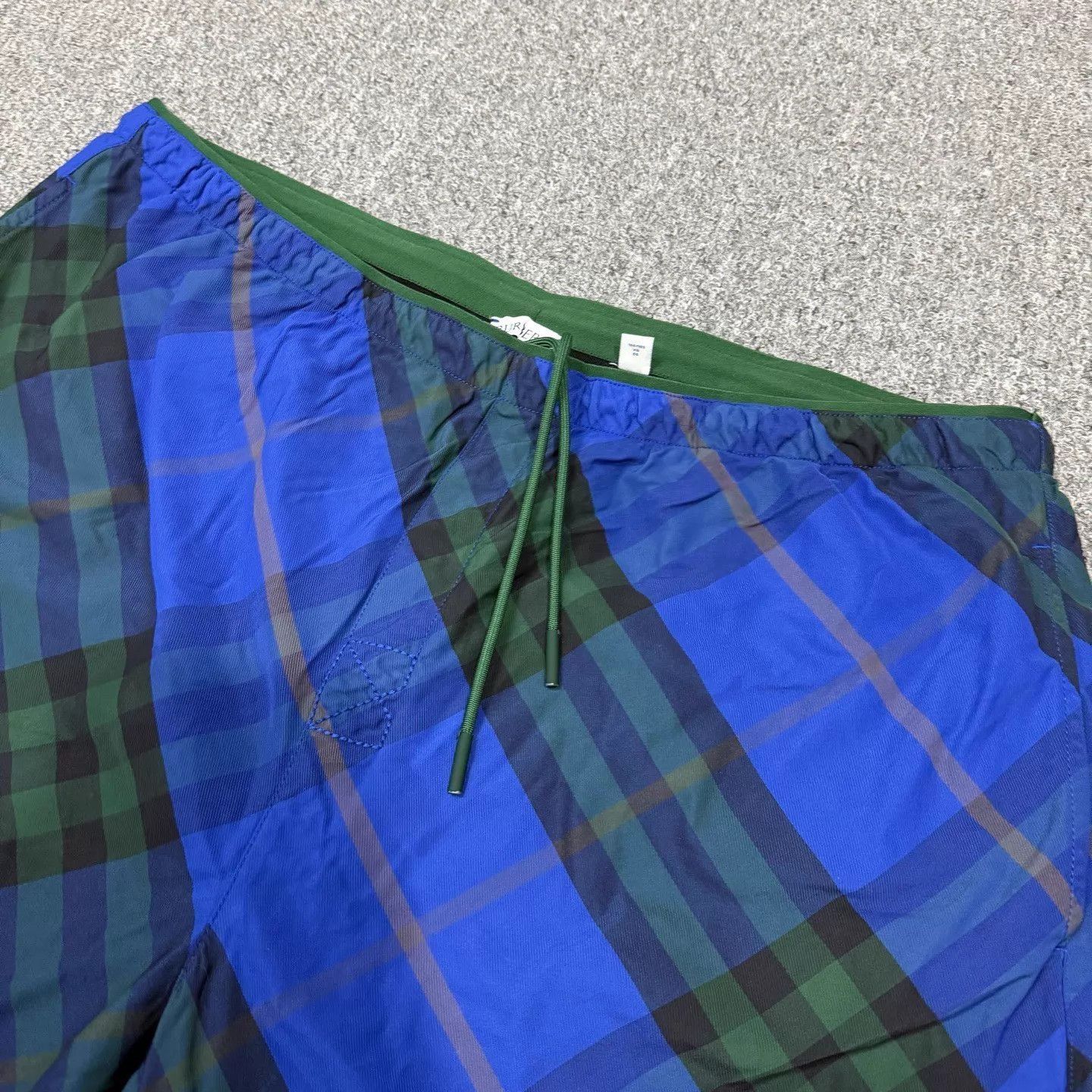 Burberry Blue Plaid Pattern Drawstring Shorts Size US 36 / EU 52 - 3 Thumbnail