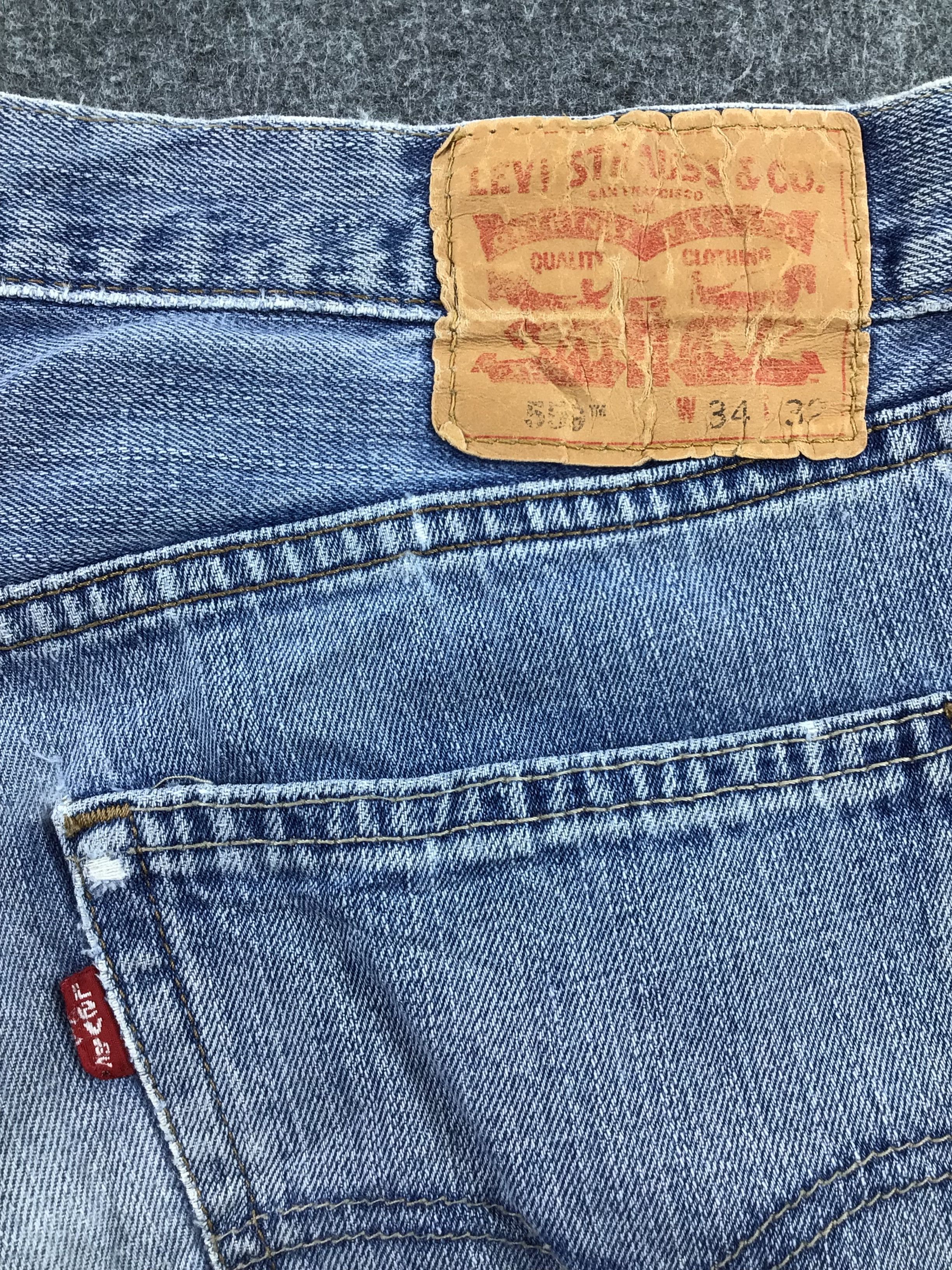 Levi's Vintage Levis Jeans Lot 559 Faded Blue Denim -J820 Size US 36 / EU 52 - 5 Thumbnail