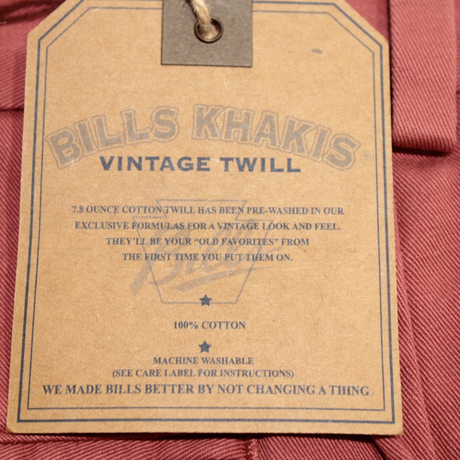 Bills Khakis Bills Khakis New with tags Chino Size 40 US In Red Size US 40 / EU 56 - 6 Thumbnail