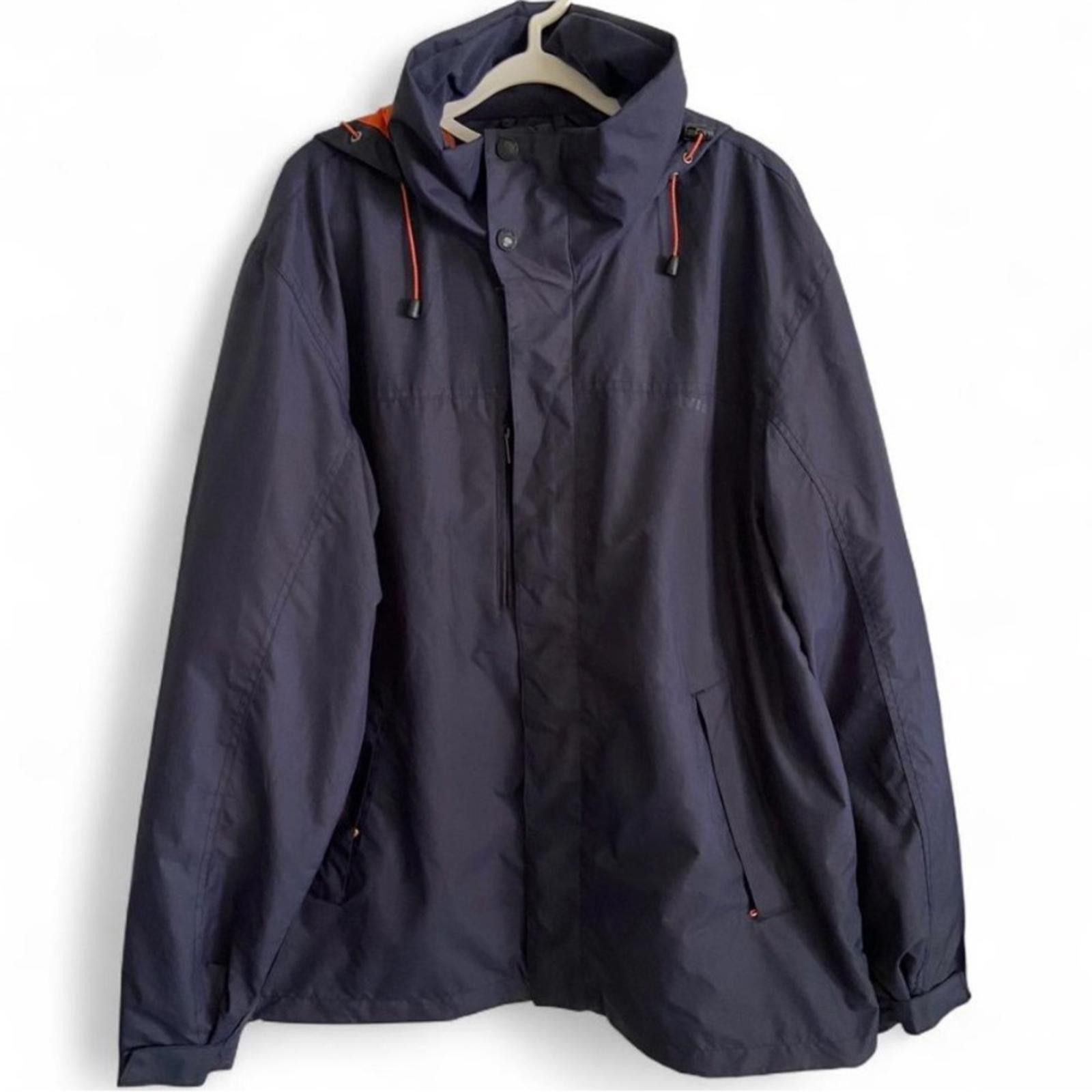 Orvis Orvis Men’s Blue Windproof Zip-Up Mesh Lined Rain Coat Sz XL Size US XL / EU 56 / 4 - 5 Thumbnail