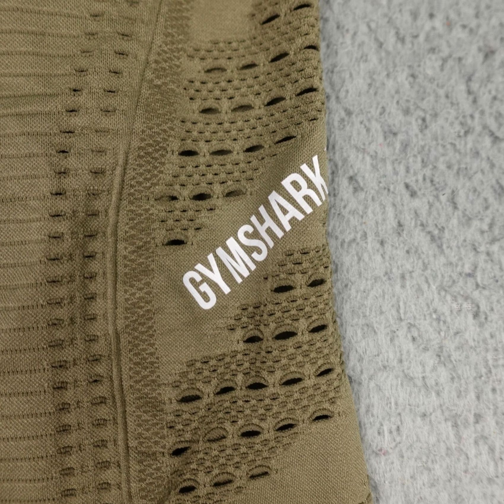 Gymshark Gymshark Leggings Womens Small Olive Energy Seamless High Waisted Workout Yoga Size 28" / US 6 / IT 42 - 4 Thumbnail