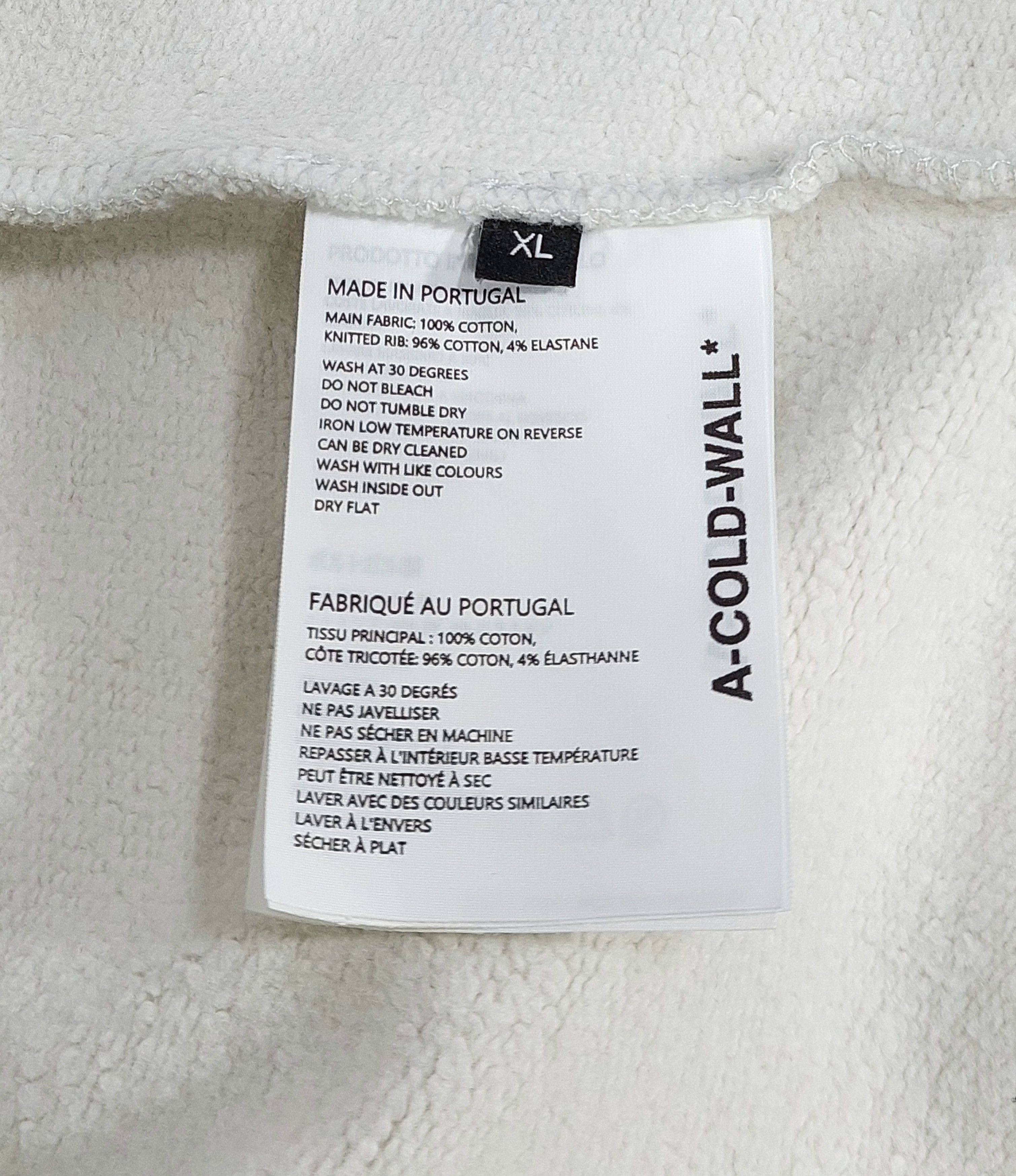 A-COLD-WALL* millbank hoodie - bone XL Size US XL / EU 56 / 4 - 4 Thumbnail
