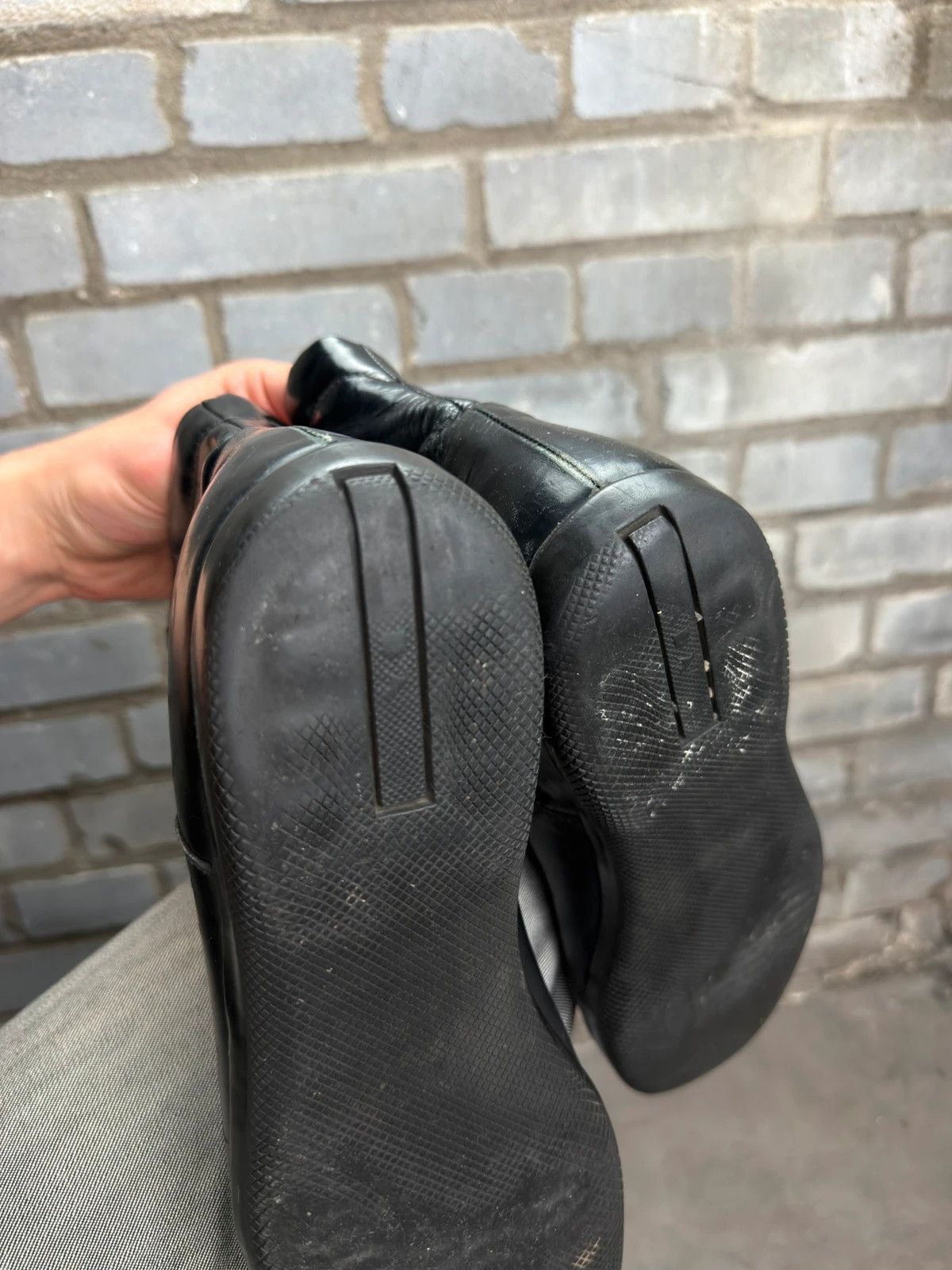Prada Prada archive leather high top boots 90’s Size US 10.5 / EU 43-44 - 9 Thumbnail
