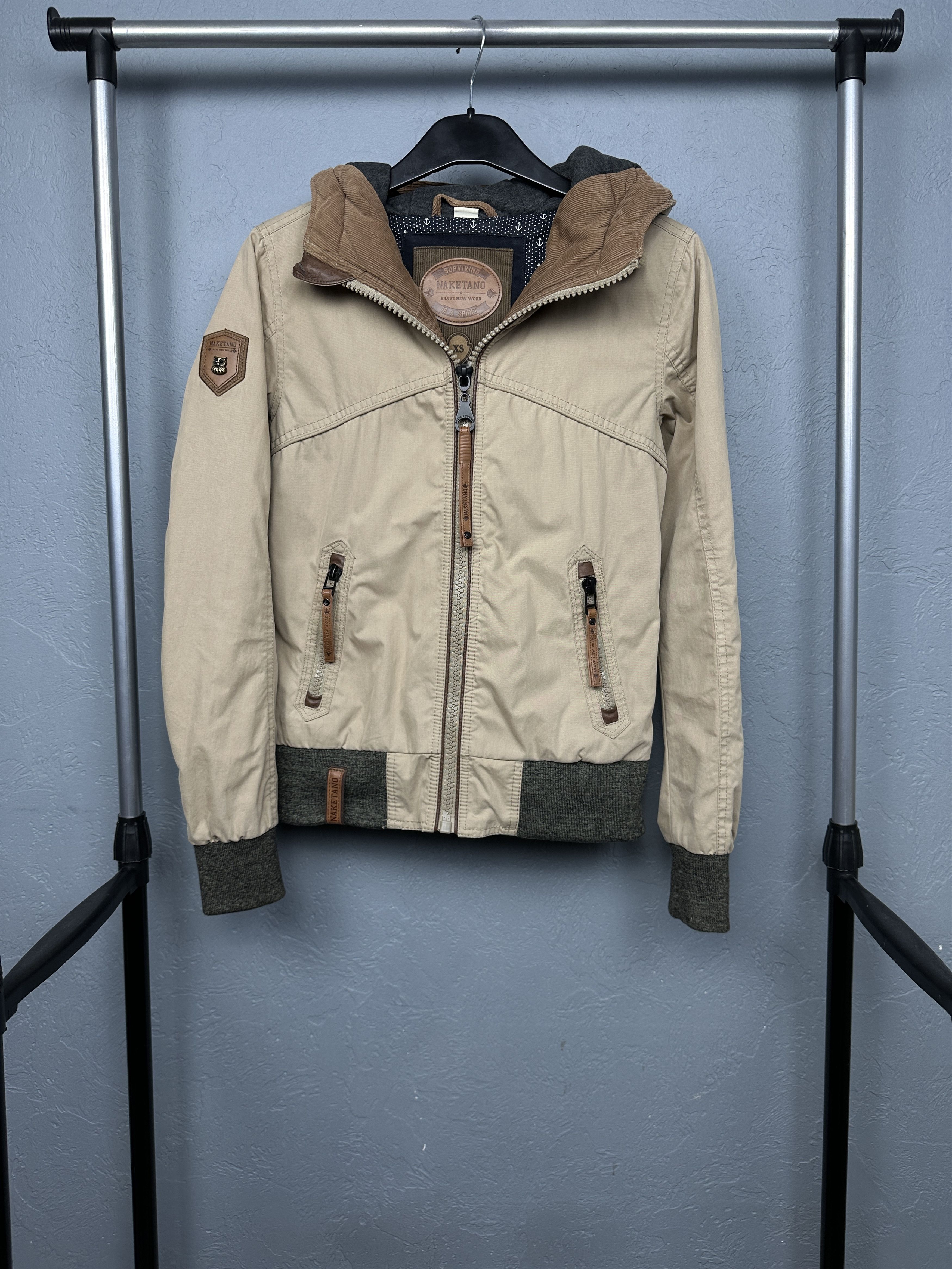 Naketano Naketano Womens Hooded Insulated Jacket Size XS / US 0-2 / IT 36-38 - 1 Thumbnail